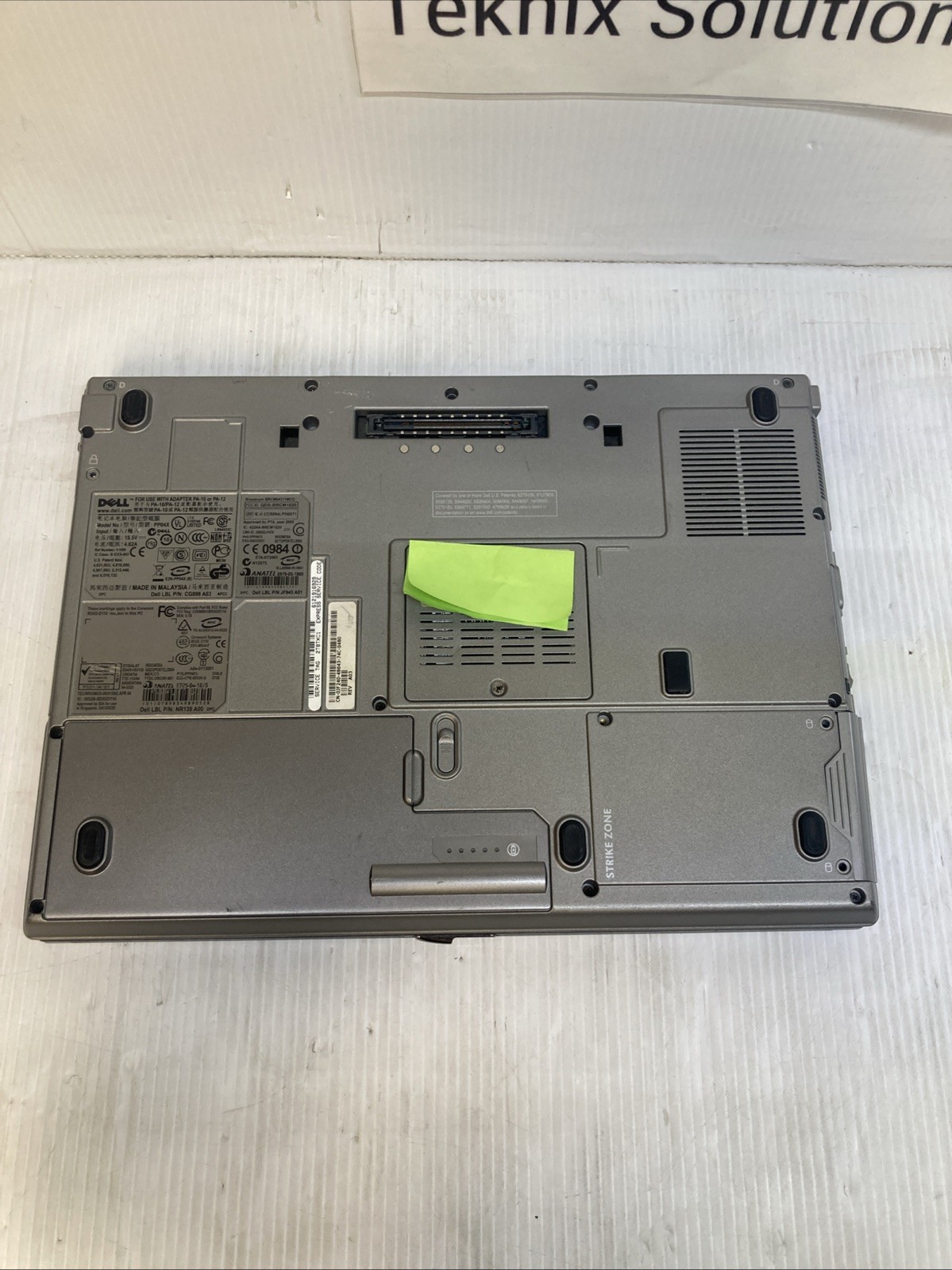 Dell Latitude D820 Model PP04X Intel Core 2 Duo 1.66GHz 2GB RAM Boot to BIOS