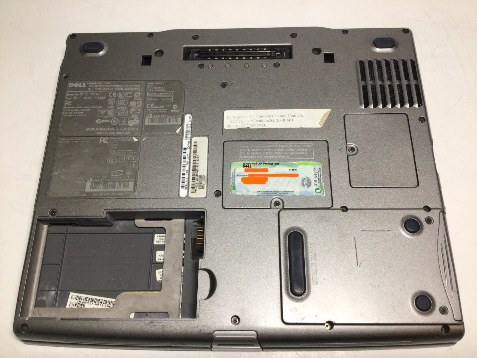 Dell Latitude D610 w/ Pentium M 1.86GHz, 2GB DDR2 RAM, 40GB HDD – No Charger/OS