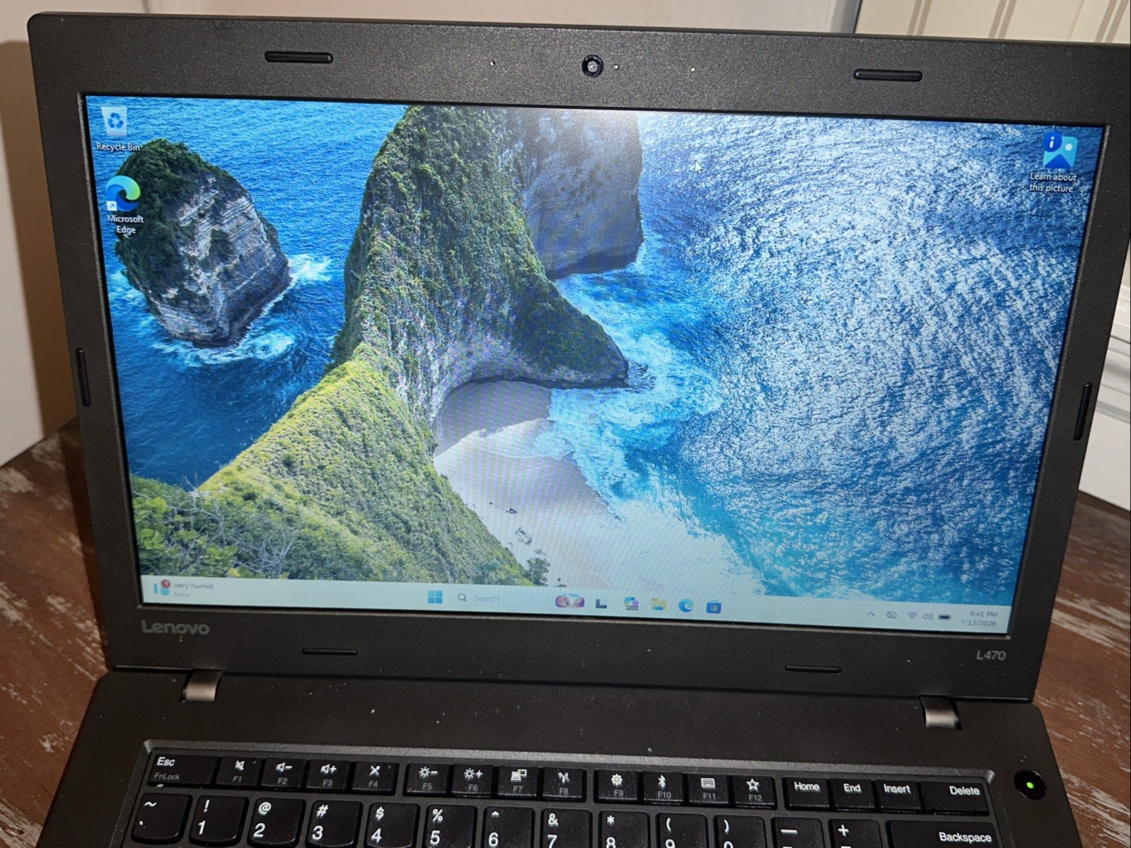 Lenovo Thinkpad L470 14” i5-6300U 2.40GHz 8GB RAM 256GB SSD W11 Pro