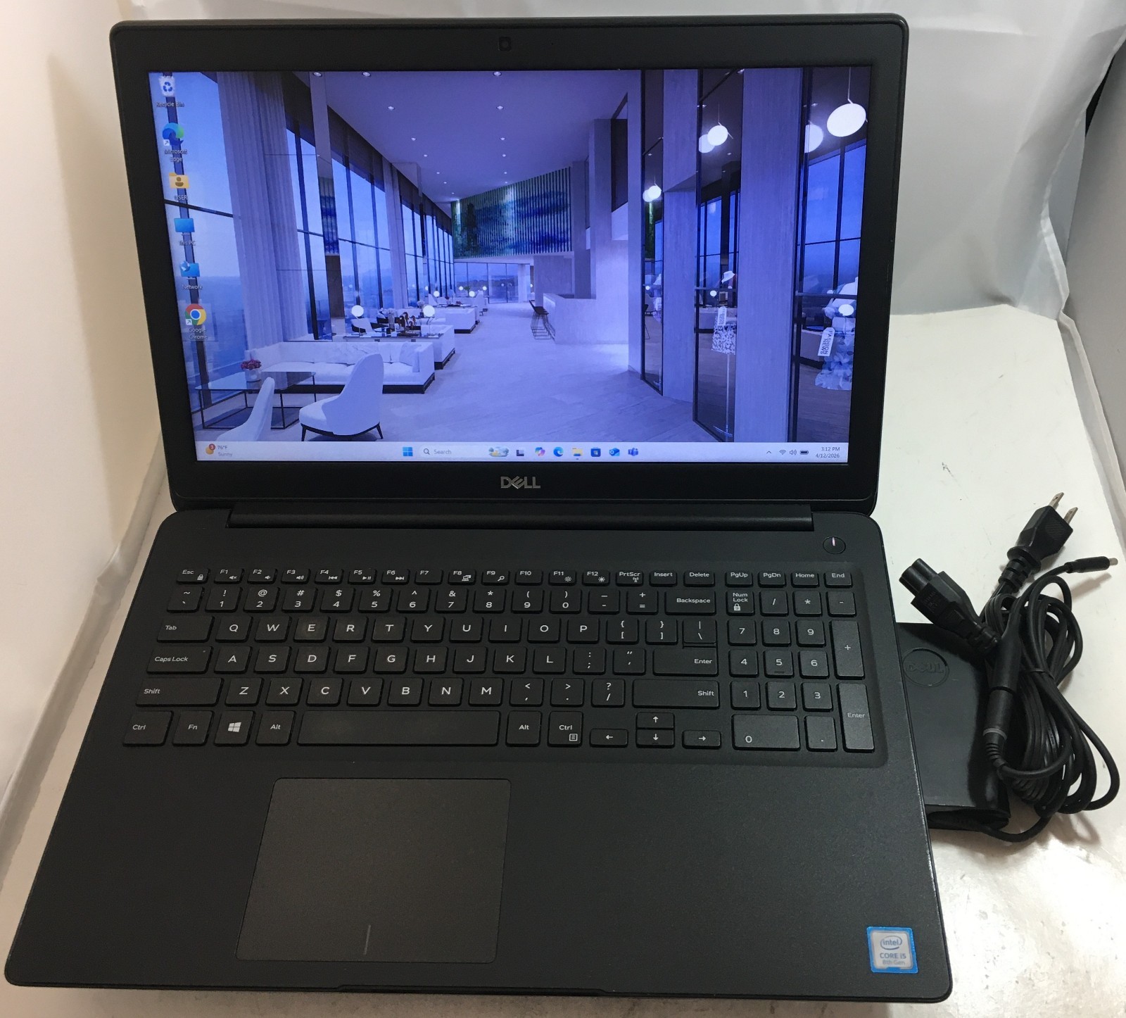 Dell Latitude 3500 FHD 15.6in i5-8265U 1.6GHz 8GB 500GB SSD Batt+Charger Win 11