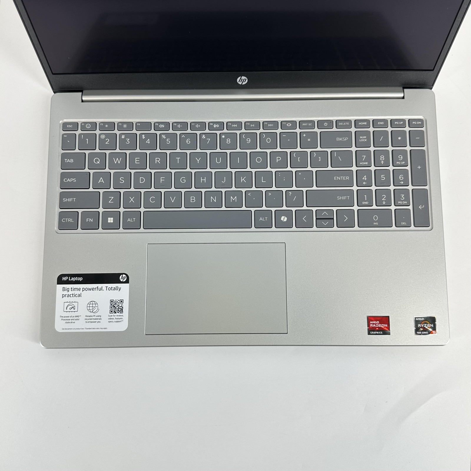HP Pavilion 16 2023 Silver FHD+ 2.8 GHz Ryzen 5 7520U 8GB RAM 1TB SSD Very Good