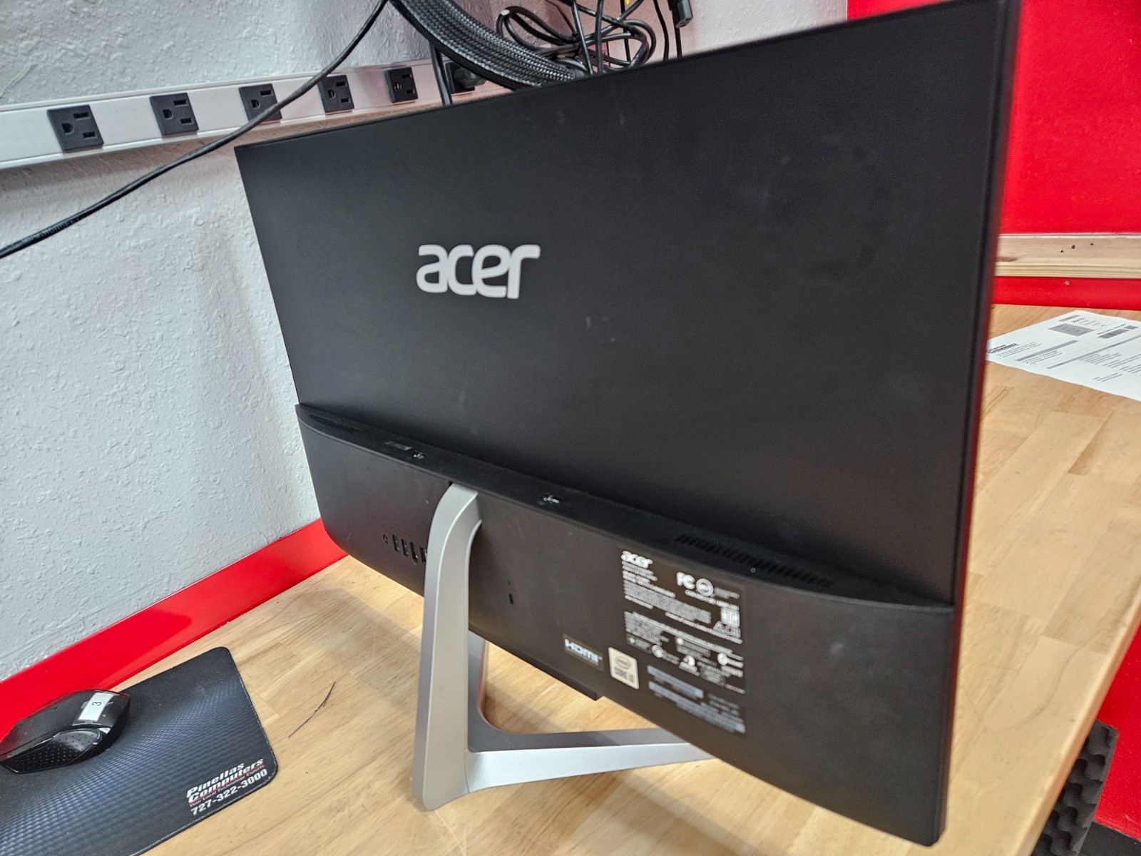 Acer Aspire All-In-One Desktop 24″ i3 10th gen Intel UHD 8GB RAM – NO SSD