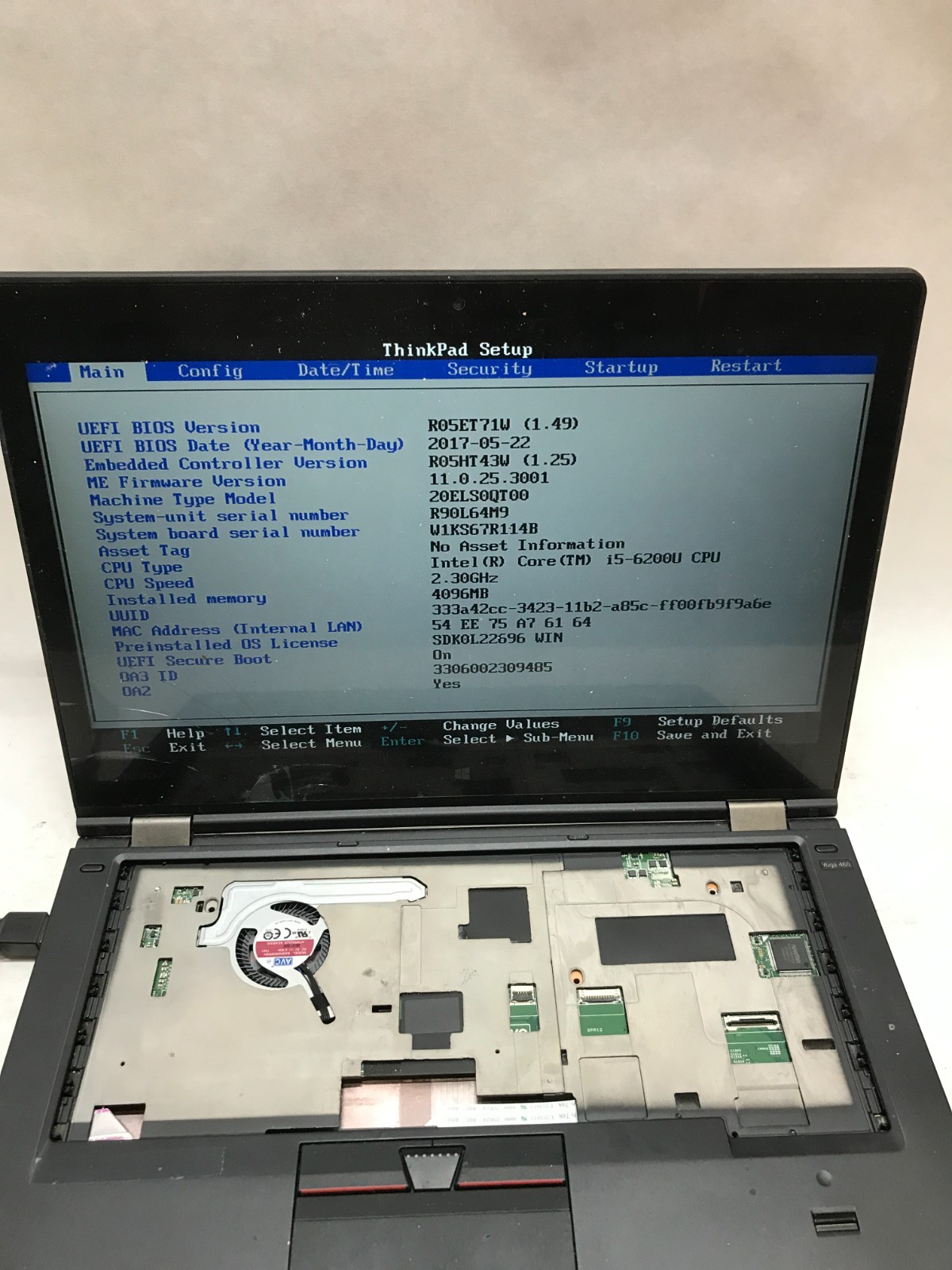 Lenovo ThinkPad Yoga 460 14″ Intel Core i5 4GB RAM NO HDD/OS For Parts READ – DW