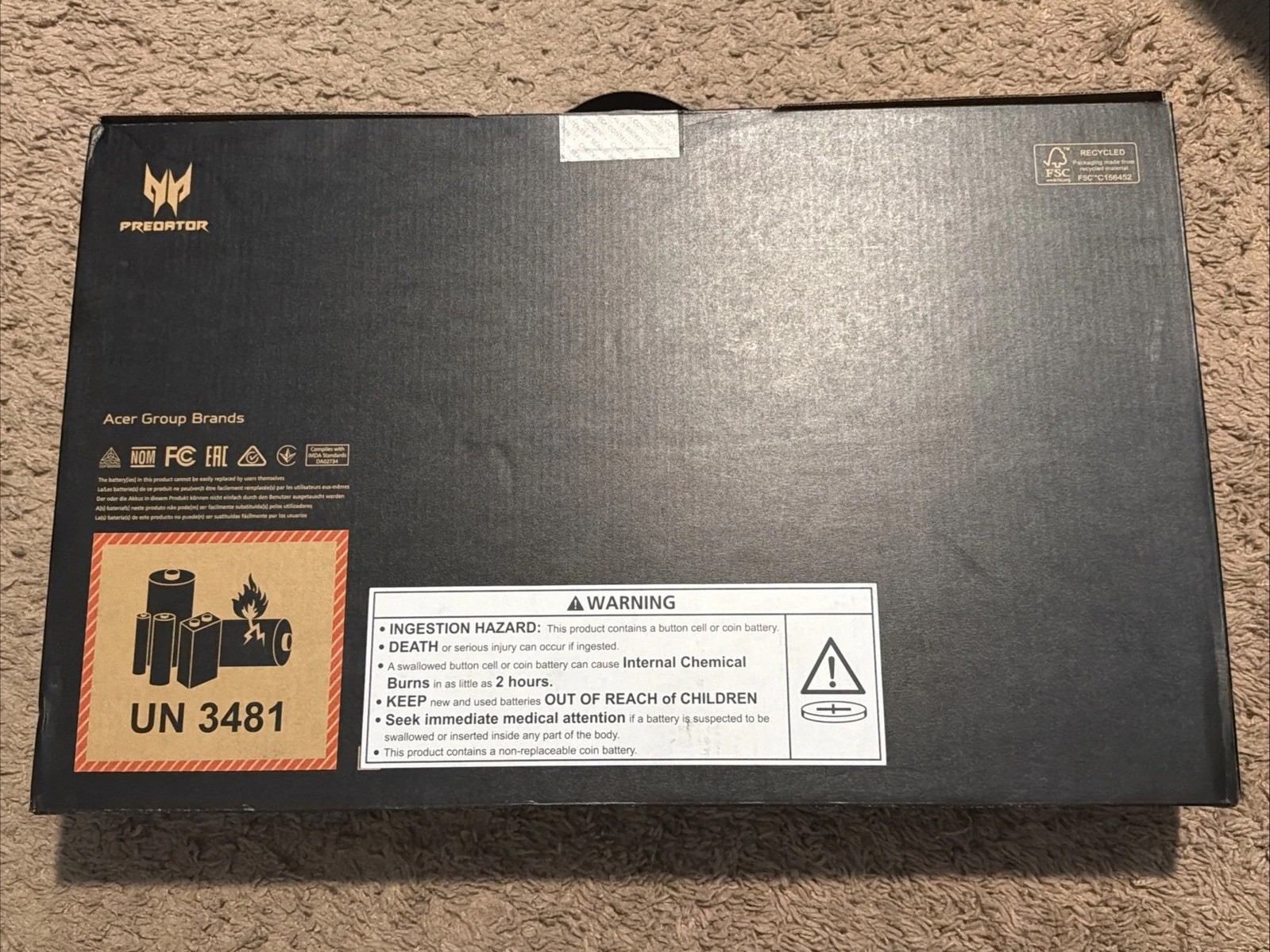 Acer Predator Helios Neo 16 AI 240hz 2.4 GHz Ultra 7 255HX 16GB 1TB RTX 5070