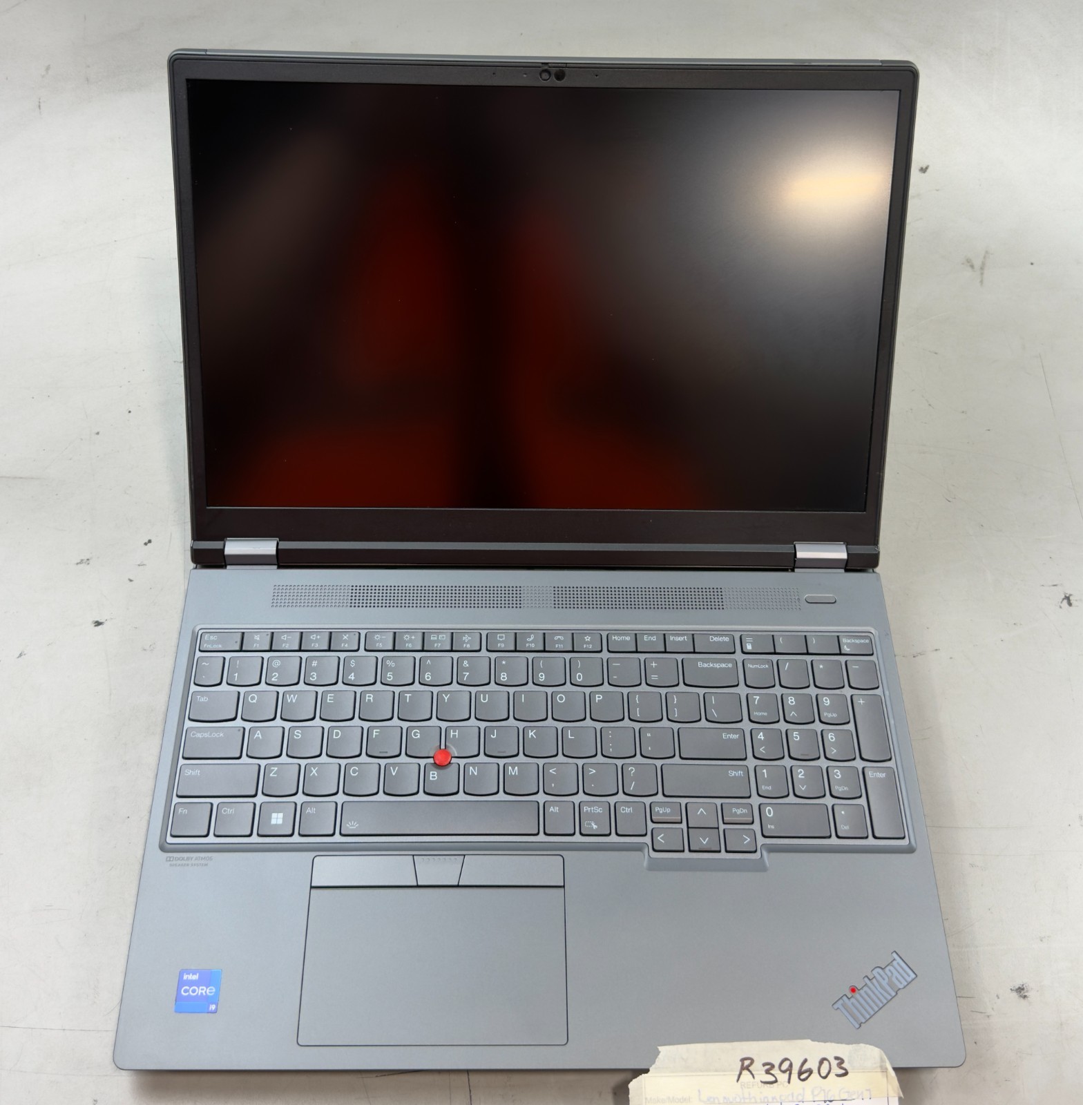 Lenovo Thinkpad P16 Gen 1 i9-12900HX / 16GB RAM / RTX A1000 / NO SSD -RL6013