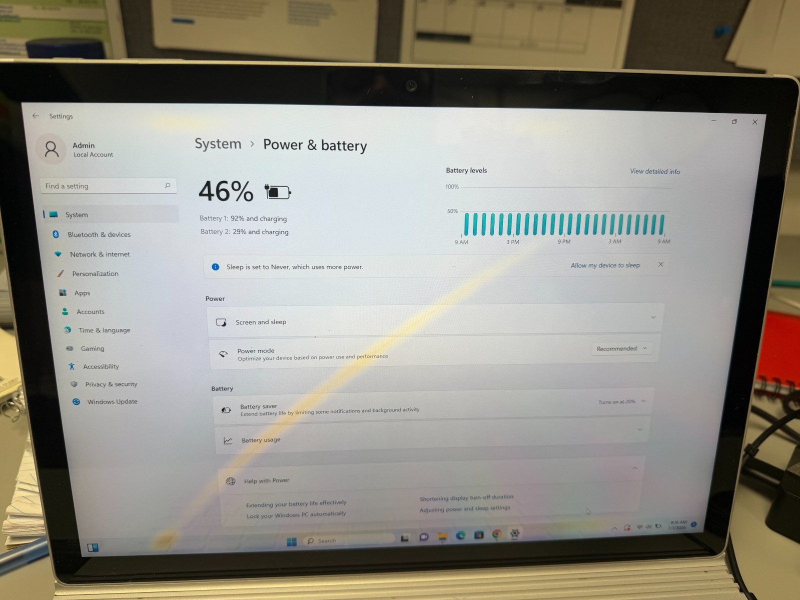 Microsoft Surface Book 2 13.5″ Core i5-7300 8GB 256GB works P/R LOOK!