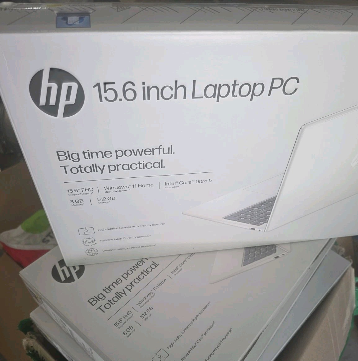 HP 15.6″ FHD Touchscreen Laptop Intel Ultra 5-255U 8GB RAM 512GB SSD – Silver