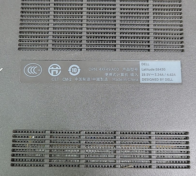 Dell LATITUDE E6430 Laptop INTEL CORE I5-3210M 4GB 500GB SEE NOTES