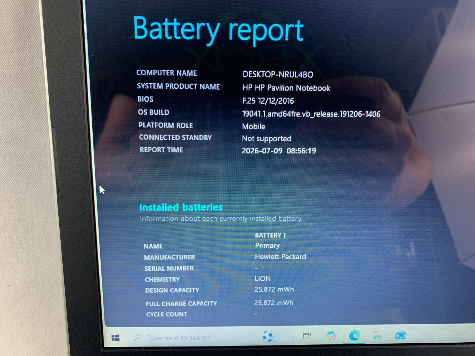 HP Pavilion 15-au123cl Laptop Intel Core i5-7200U 2.5GHz 12GB RAM 1TB HDD W10H