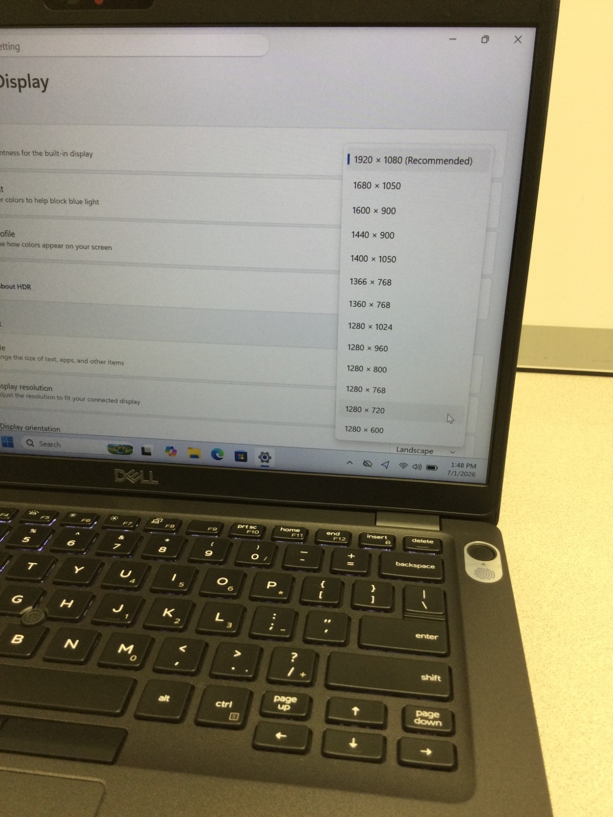 Dell Latitude 5400 14″ Core i7-8665U 1.90GHz 8GB RAM 125GB SSD win 11 pro