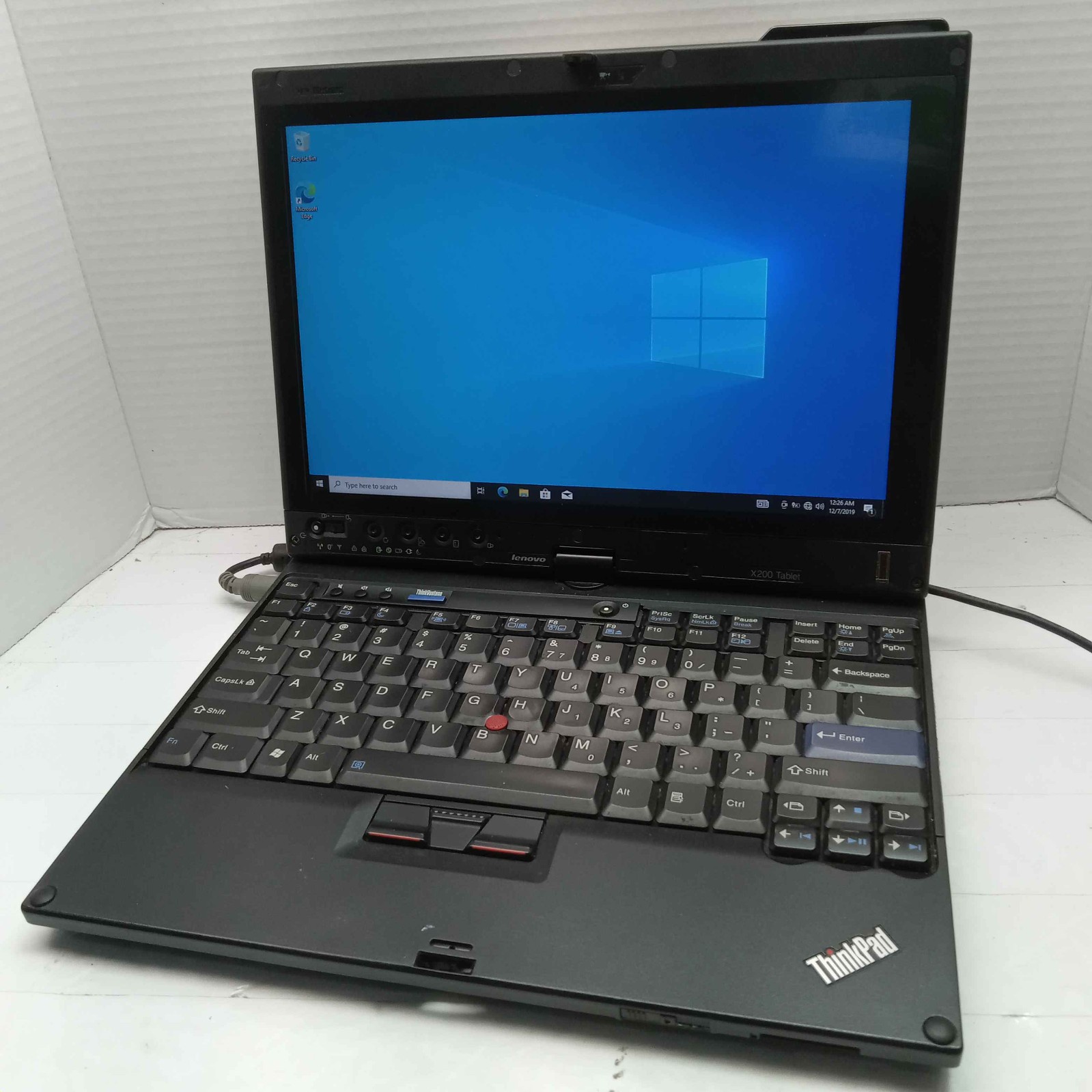 Lenovo ThinkPad X200 Windows 10 Tablet PC Core 2 Duo L9400 2GB RAM 160GB HDD ^