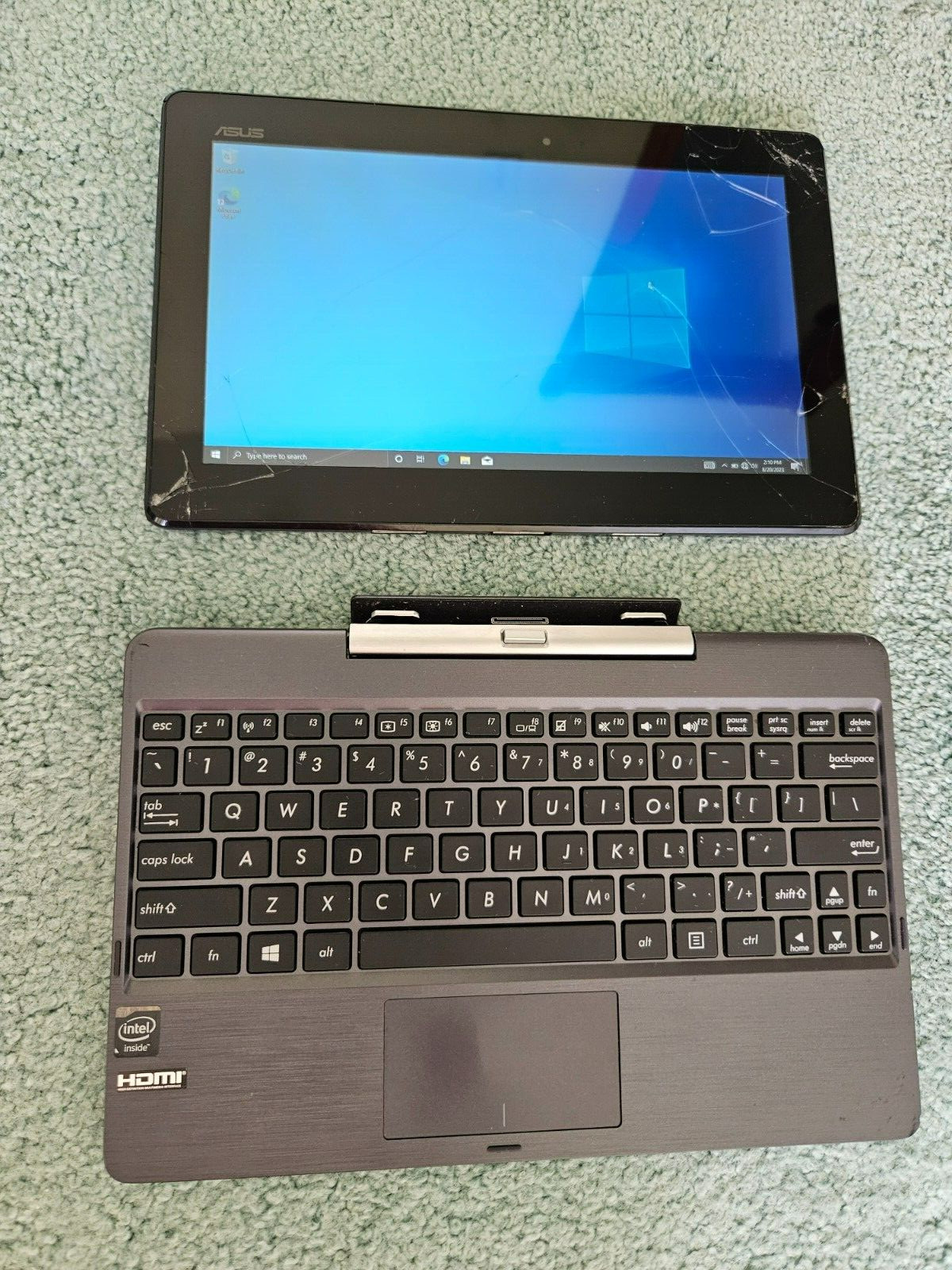 Asus Transformer Tablet & Keyboard! | Windows 10 | 32GB | No Touch | Strong Bat!