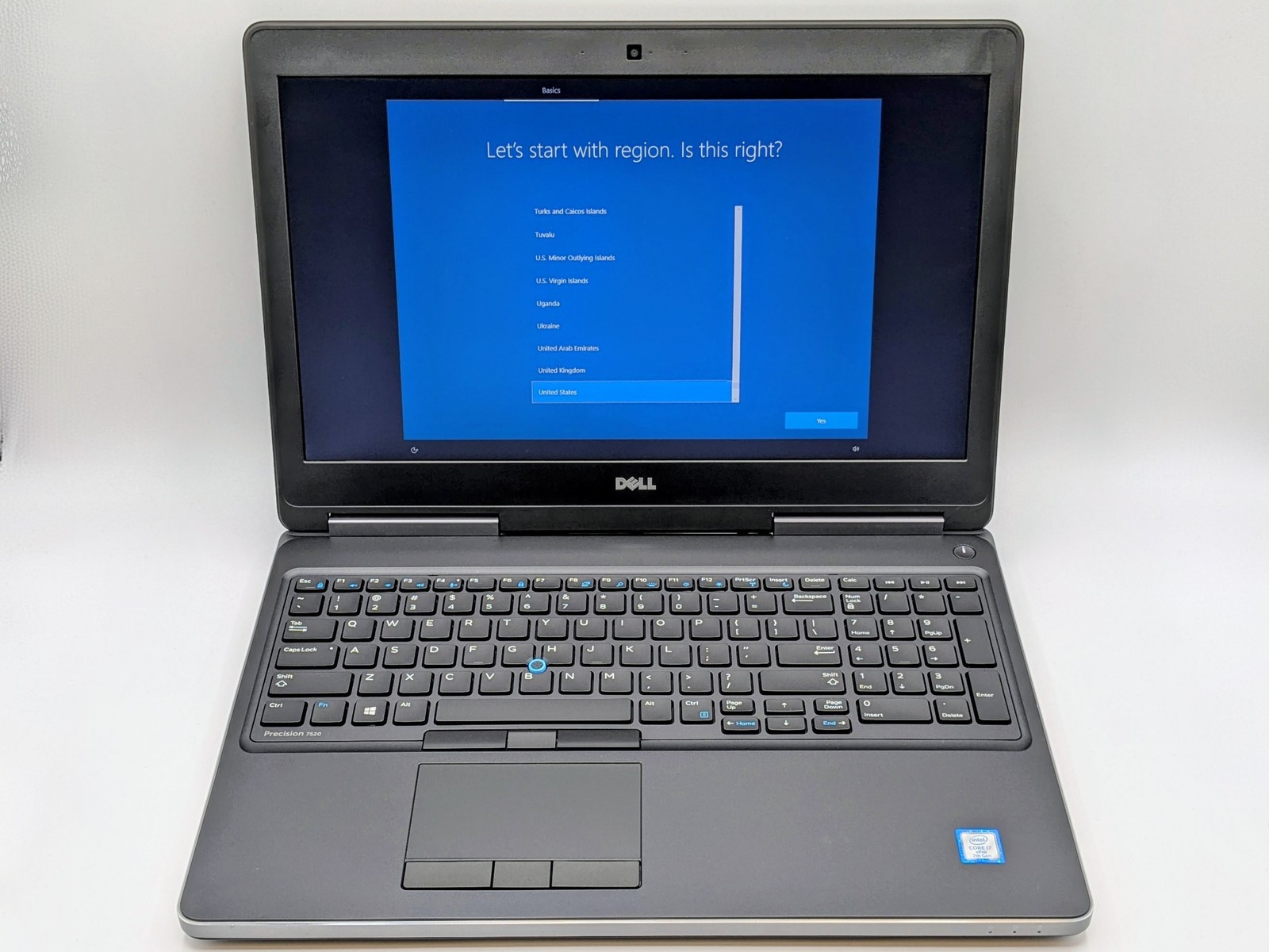 Dell PRECISION 7520 15.6″ I7-7820HQ 2.90GHz 512GB SSD 16GB W10 Webcam *READ*