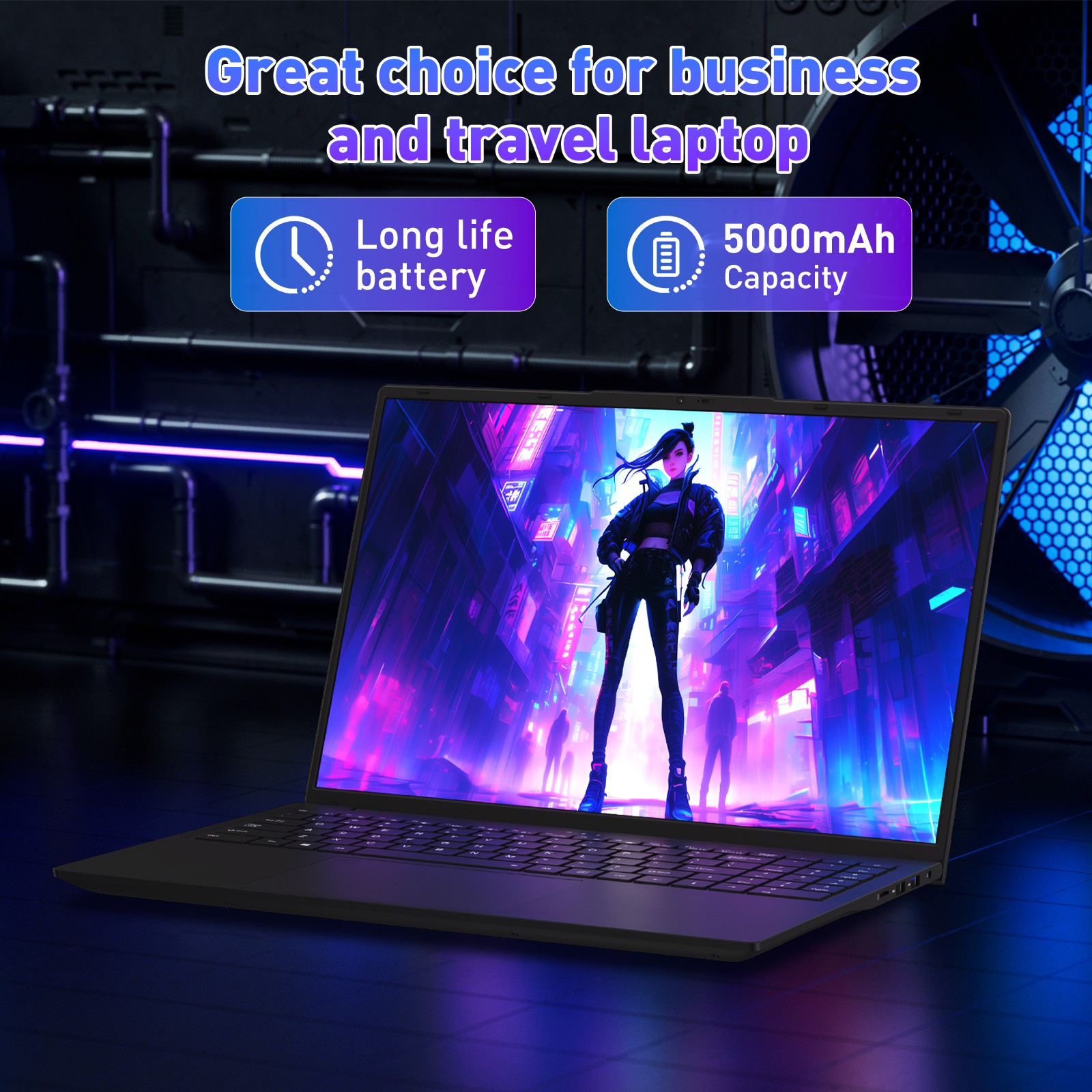 16″ FHD IPS Business Laptop 1920*1200 R5 3500U 16GB DDR4 512GB SSD PD 65W Type-C