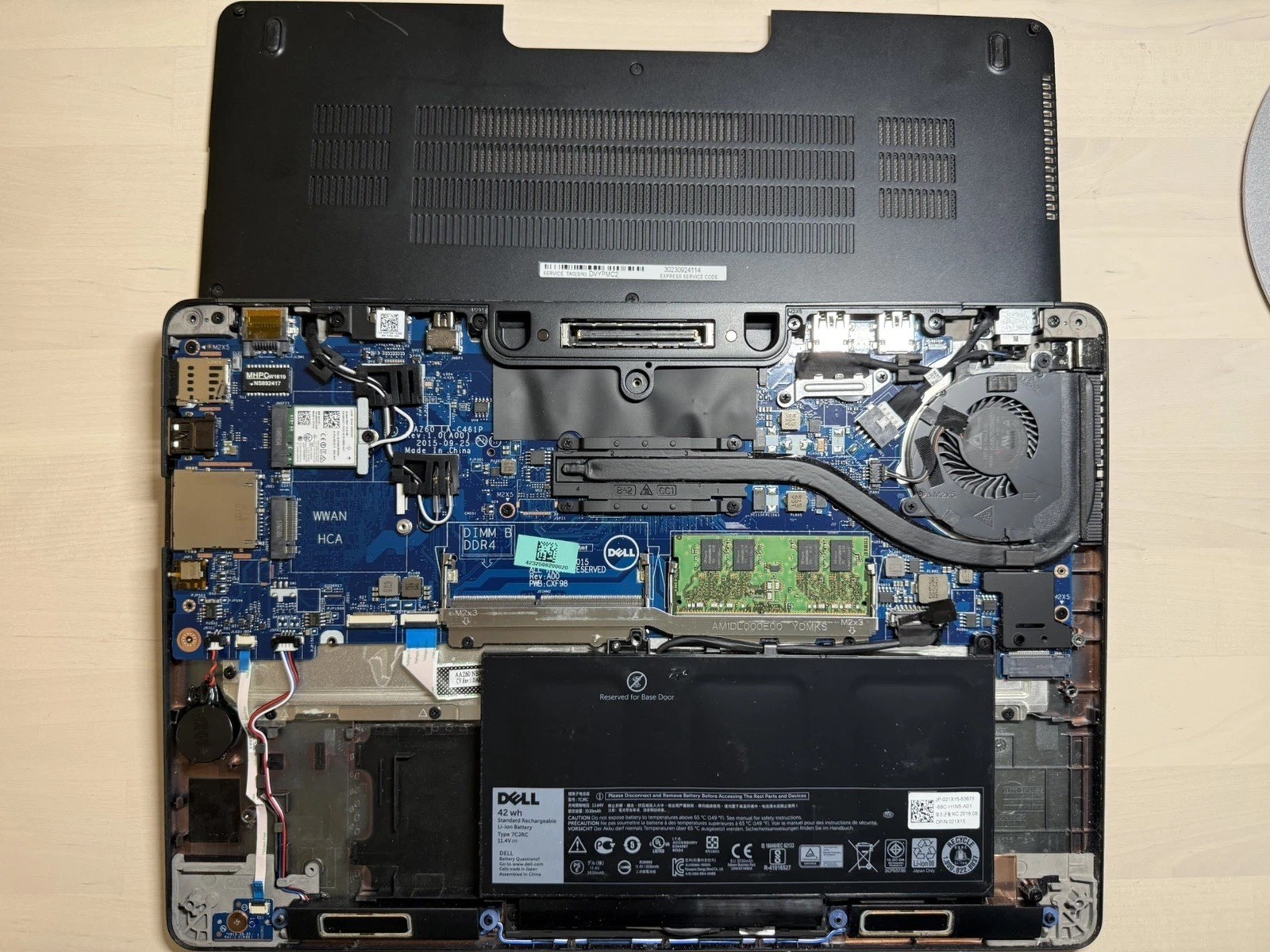 PARTS ONLY Dell Latitude E7470 Laptop Intel Core i5 6th Gen No HD/OS/AC Adapter