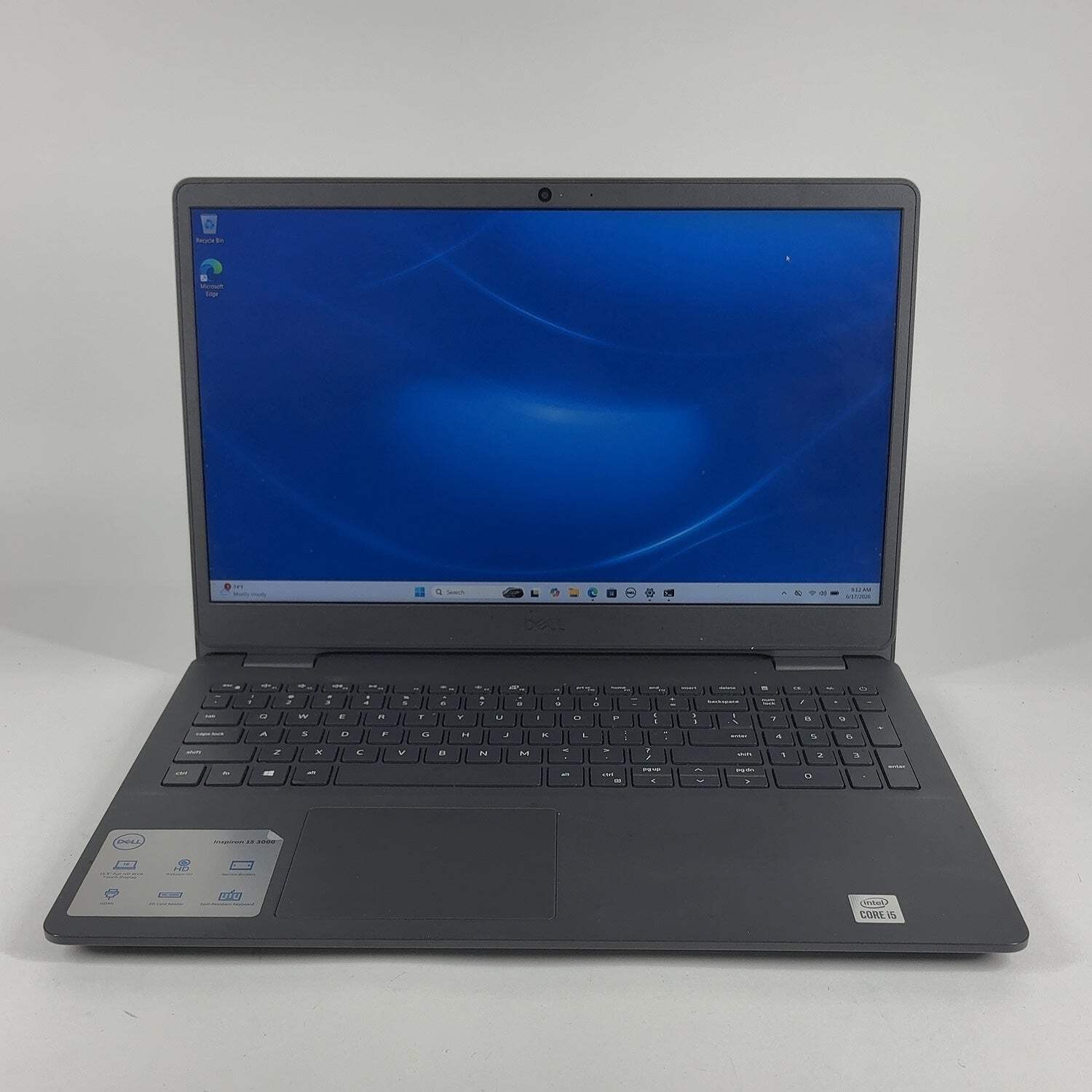 Broken Dell Inspiron HR0M443 15.6″ i5-1035G1 1.0GHz 8GB RAM 256GB SSD