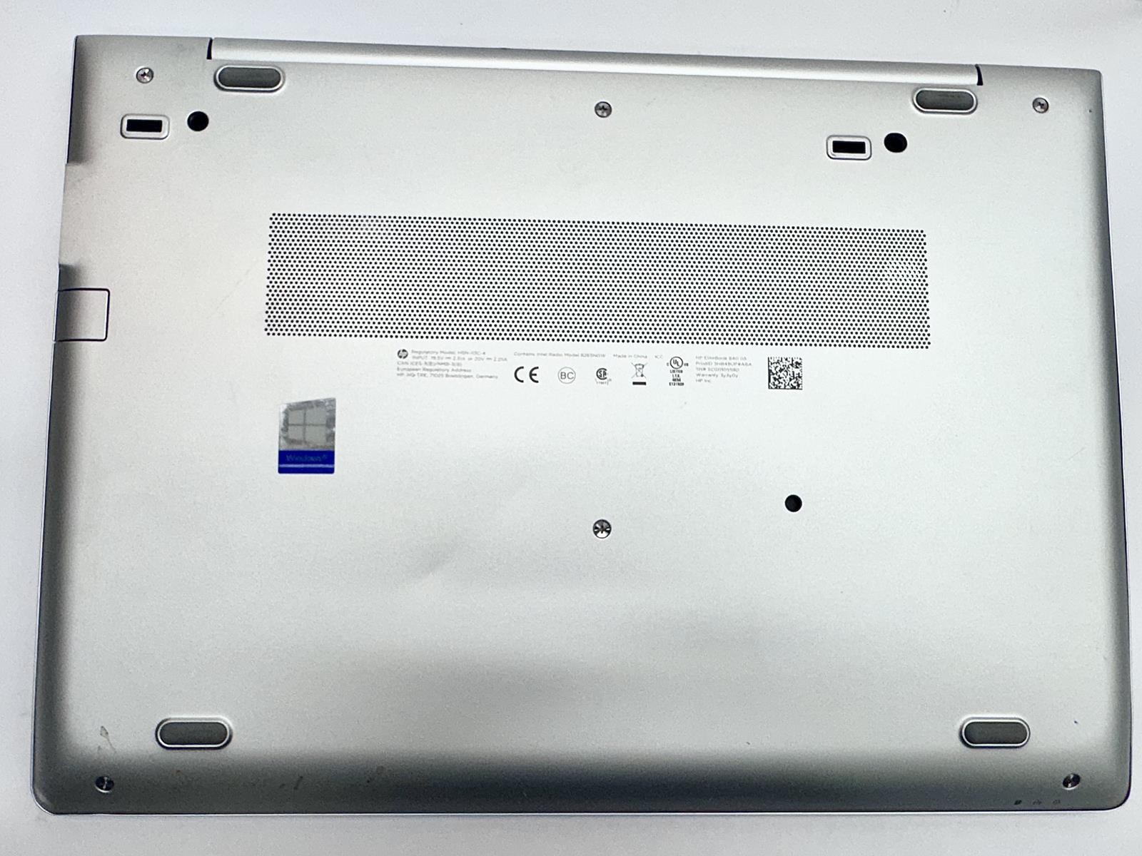 HP EliteBook 840 G5, Intel Core i5-7200U CPU @ 2.50GHz, 8GB RAM, 256GB NVMe 4400