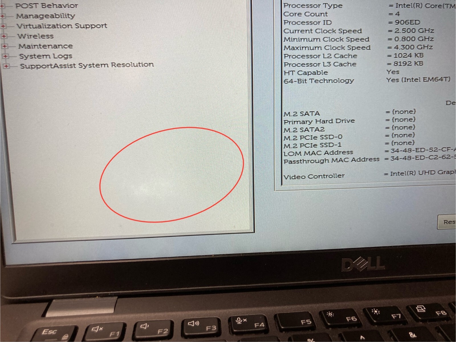 Dell Latitude 5401 14″ Intel i5-9400H @2.50GHz 8GB RAM NO SSD For Parts *READ