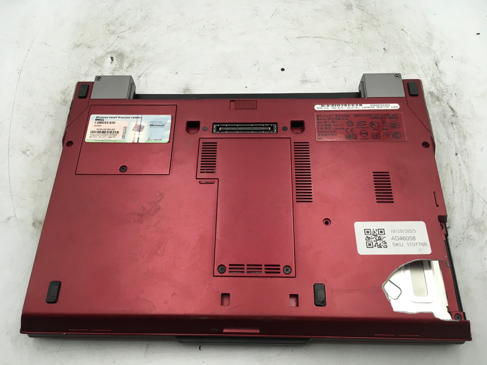 DELL LATITUDE E4300 -FOR PARTS/FREEZES- INTEL CORE 2 DUO – 2GB RAM – 13″-READ-BB