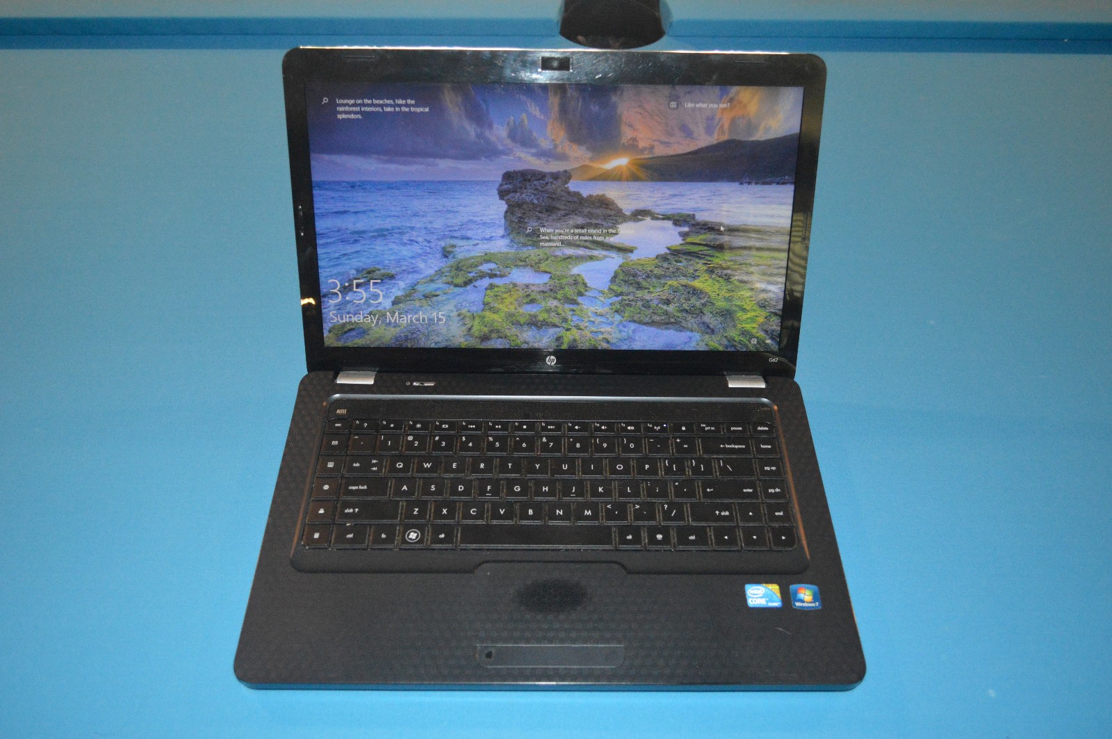 HP PAVILION G62,Intel CORE i3@2.27GHz,8GB RAM,120GB SSD,WIN 11 Pro,23H2 (290)