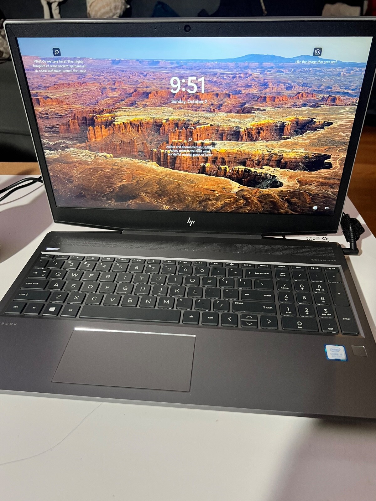 HP ZBook 15v G5 15.6″ Mobile Workstation 4K UHD Intel Core i5-8300H Quad-core