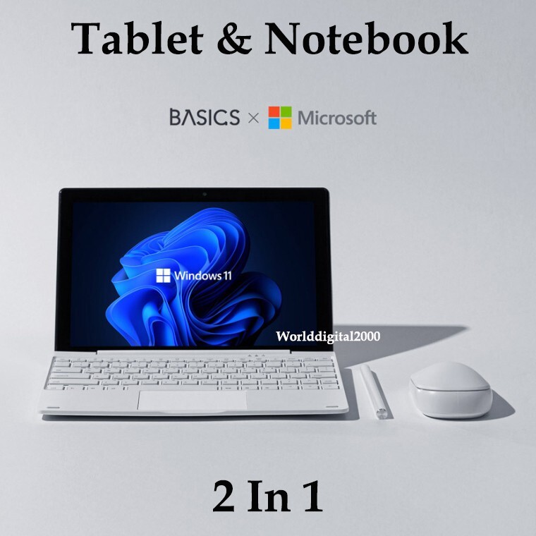 Basics Basic Book S Notebook&Tablet Intel 10.1″ FHD 8G 128GB Window 11 BB1022FW