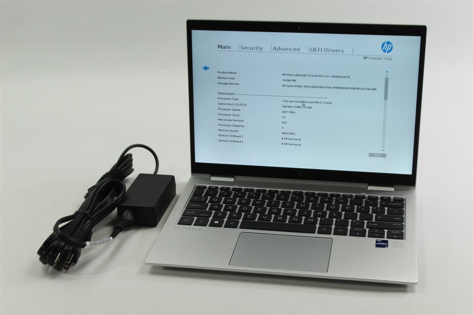 HP EliteBook x360 830 G9 13.3″ i5-1245U 1.6GHz 256GB SSD 16GB RAM W11P