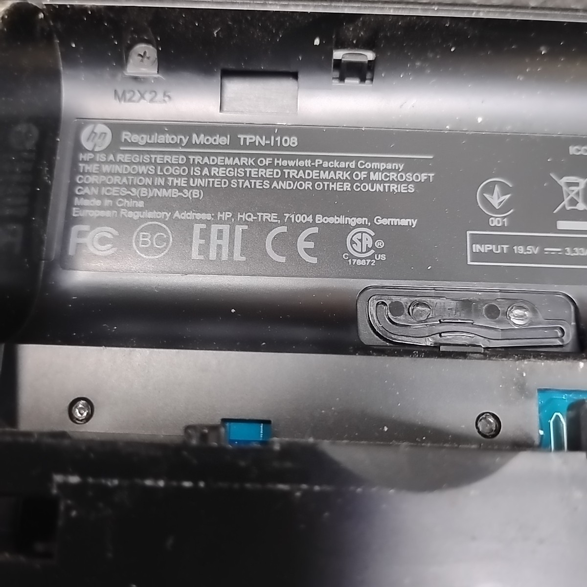 HP 2000-2D19WM 15.6″ Notebook Laptop Computer, FOR PARTS
