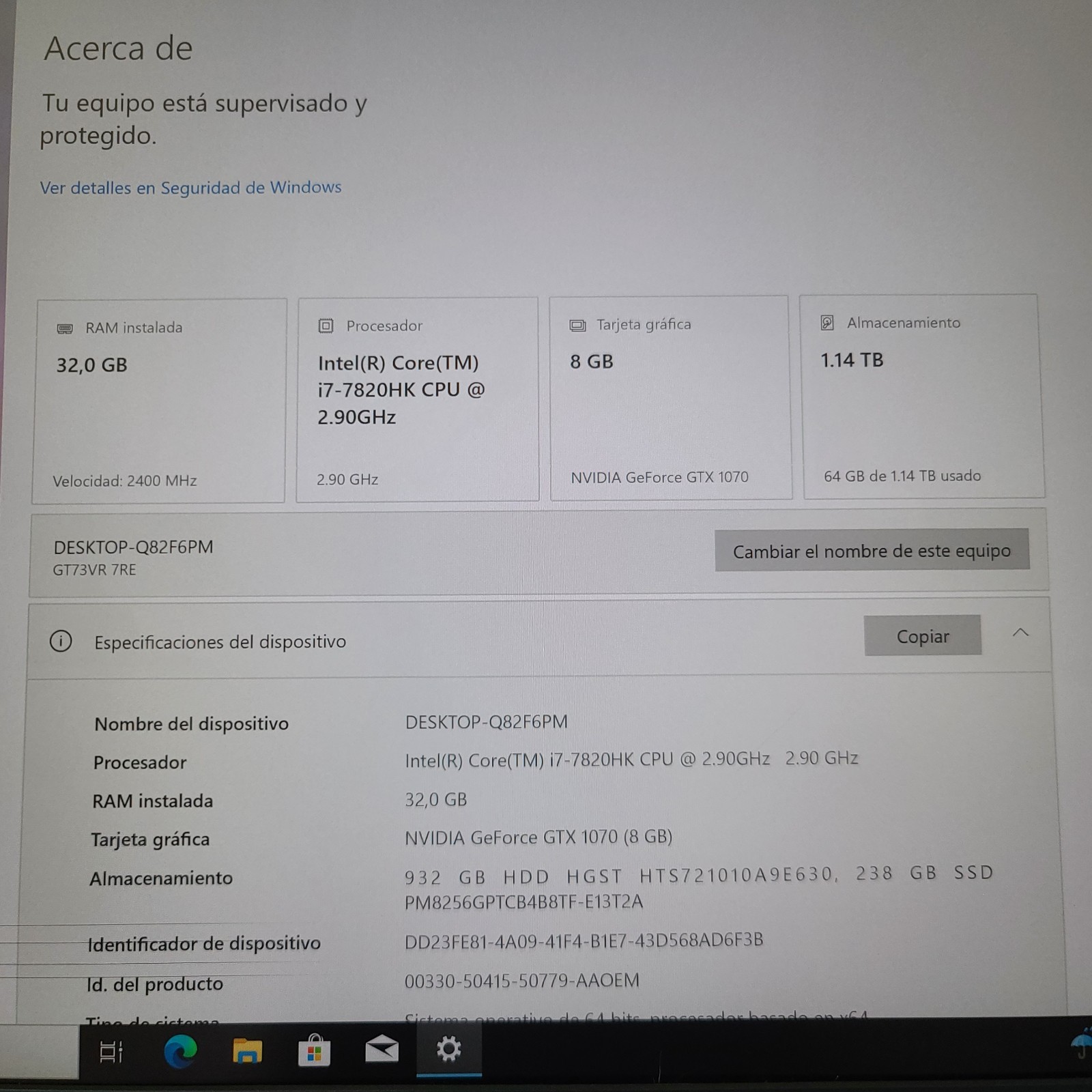 MSI GT73VR 7RE TITAN GAMING LAPTOP CORE i7-7820HK 32GB RAM GTX 1070 256-1TB