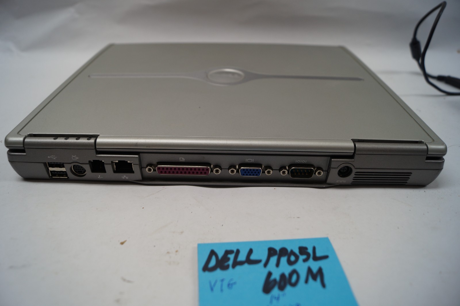 Dell Inspiron 600M PP05L 14″ 1.5GHz 256MB WinXP Mem w Charger WORKING PoR B151