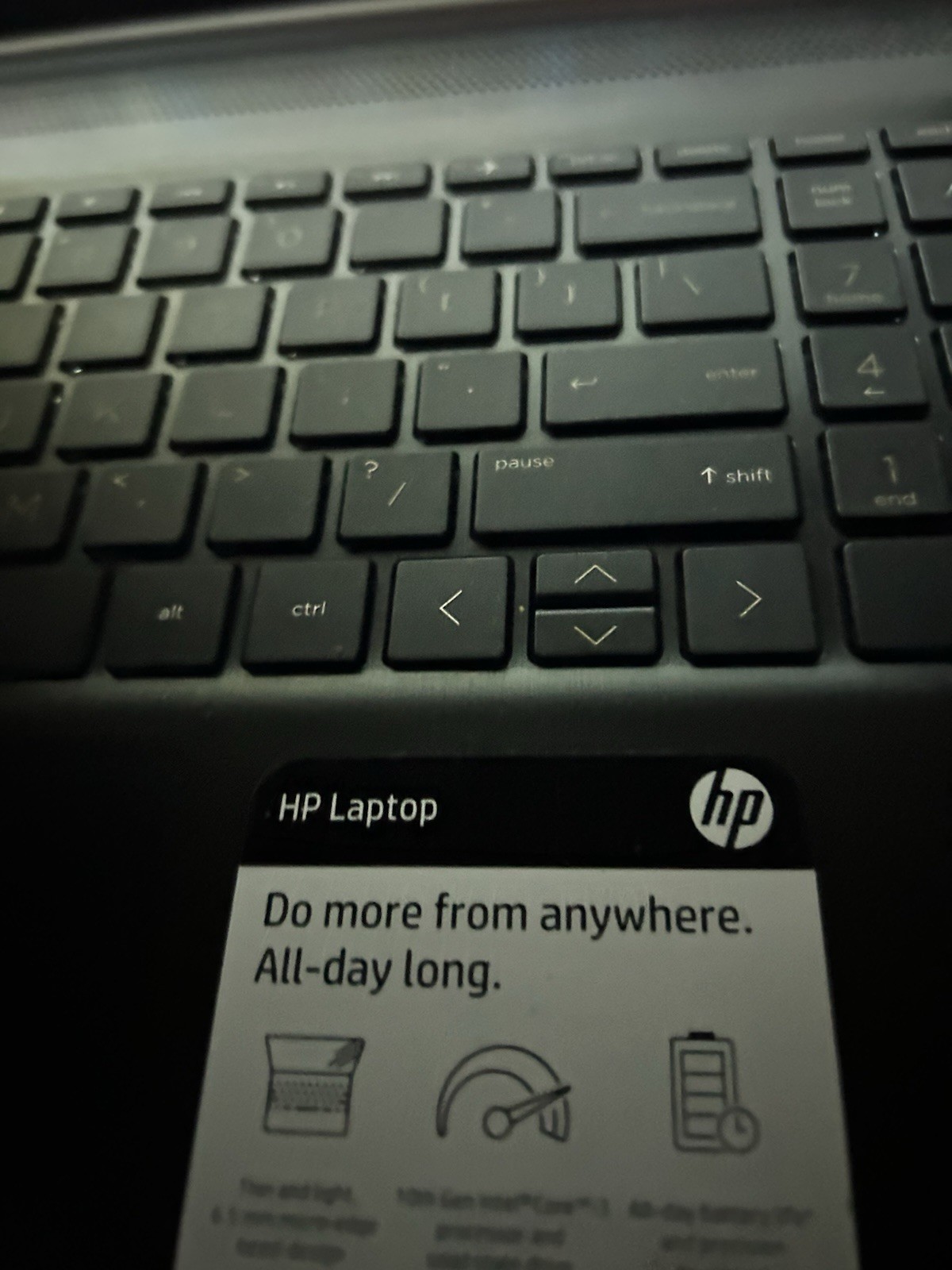 Touchscreen HP Laptop model is intel core i3 10th generation all day battery