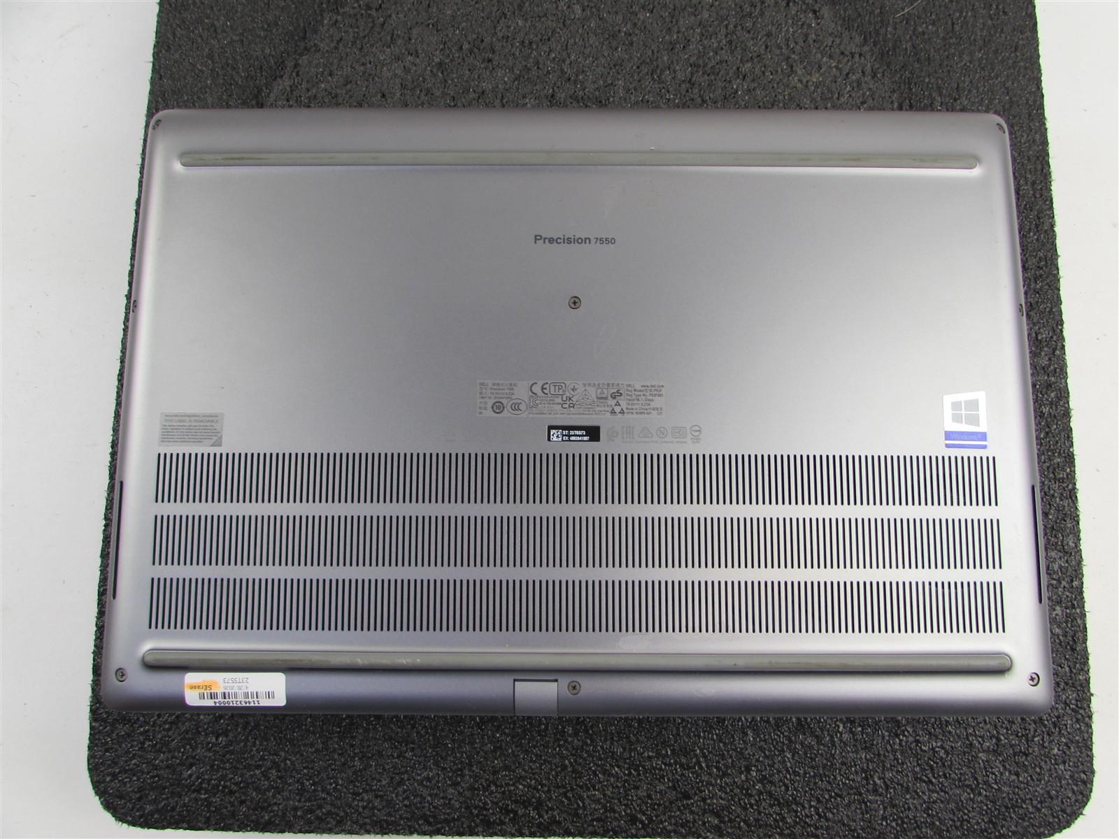 DELL PRECISION 7550 1FHD I7-10850H 1TB SSD 32GB RAM RTX3000 WIN 11 PRO NO BATT