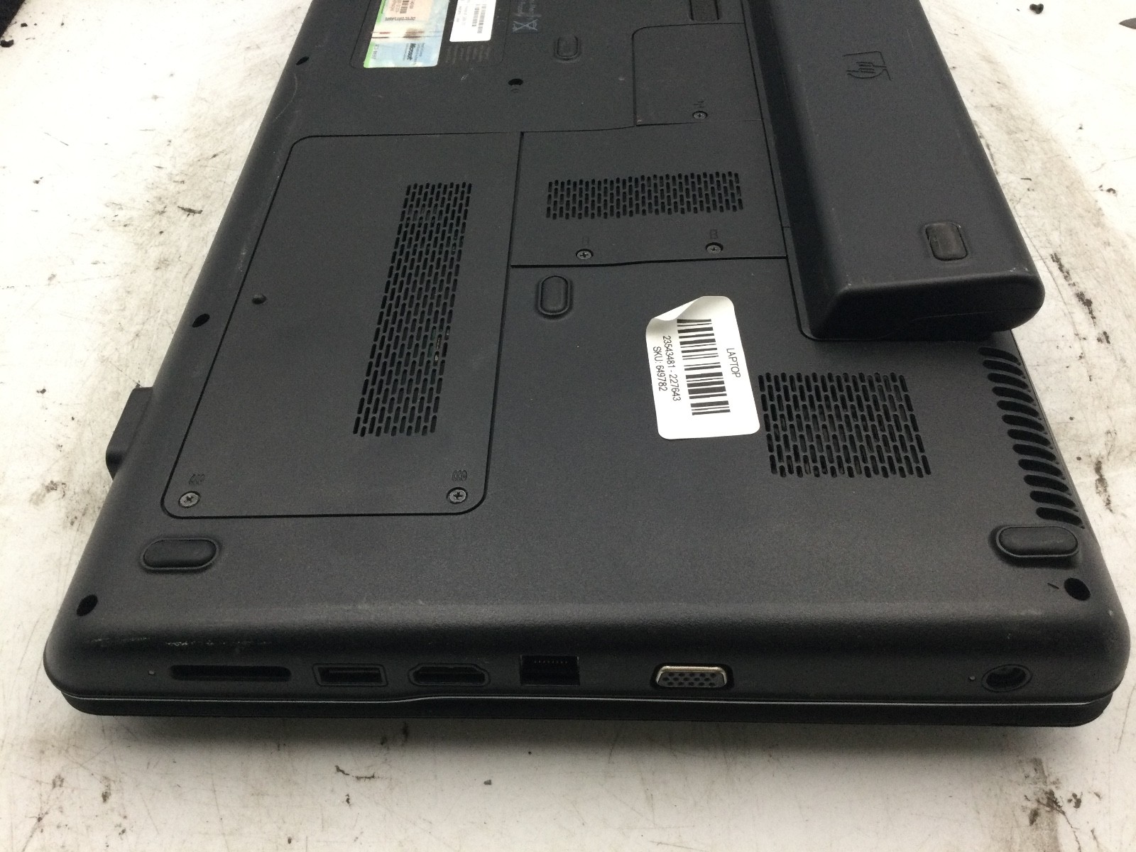 HP G60 LAPTOP – BOOTS TO BIOS – INTEL CORE 2 DUO – 3GB RAM – READ DESCRIPTION-BB