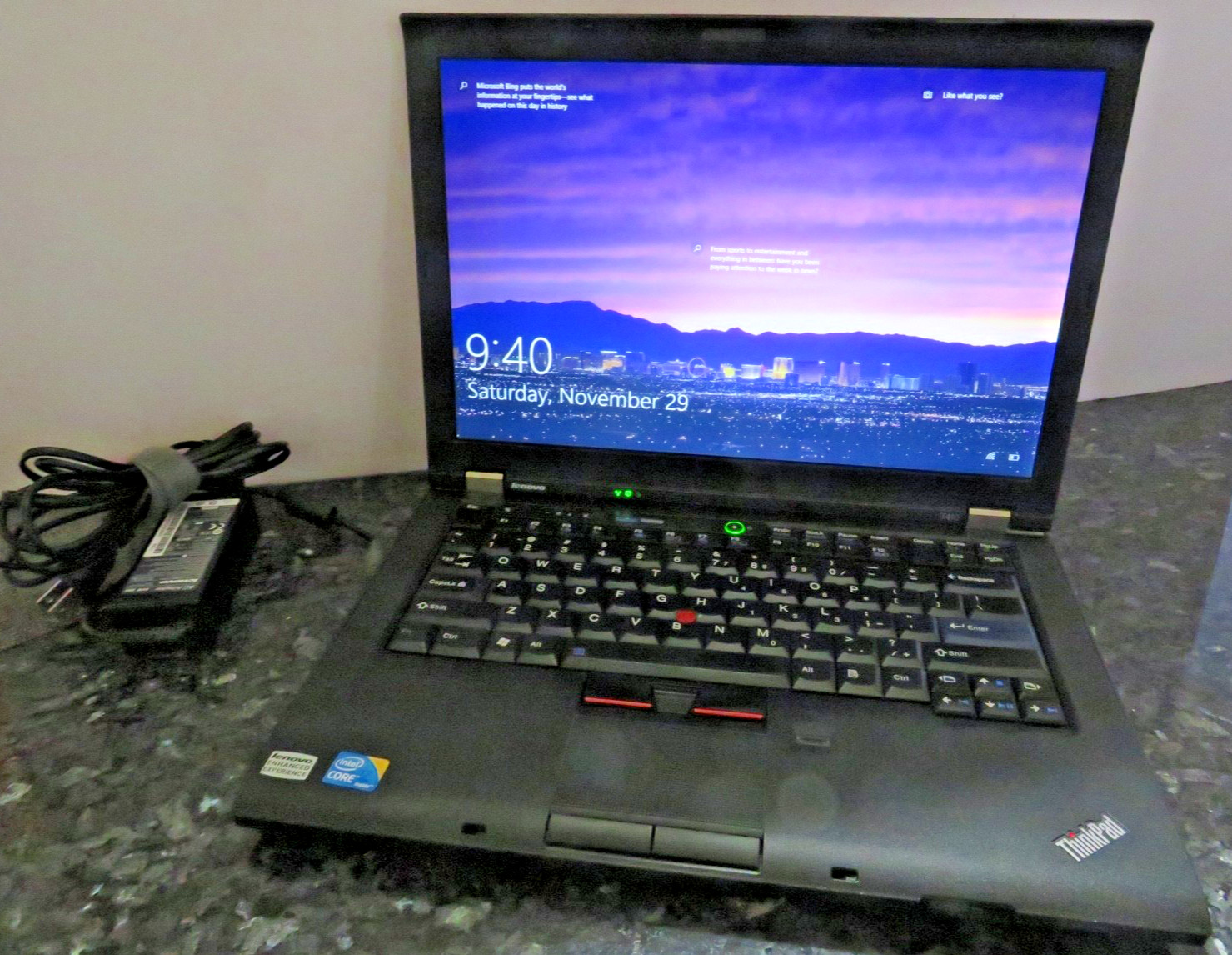 LENOVO ThinkPad T410 Intel i5- 2.4 GHz 8GB 300GB DVD
