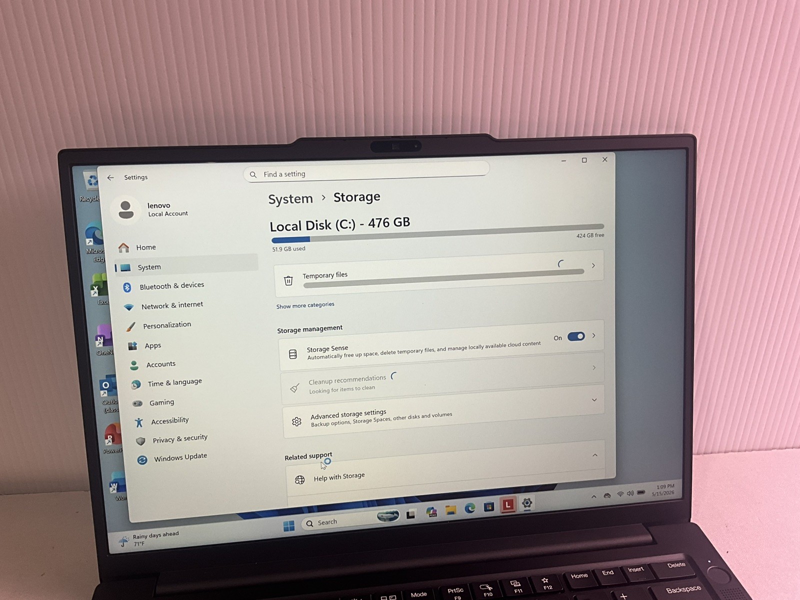 Lenovo Thinkpad E14 Gen 7 Touch Core 7 240H 16GB Ram 512GB SSD Windows 11 Pro