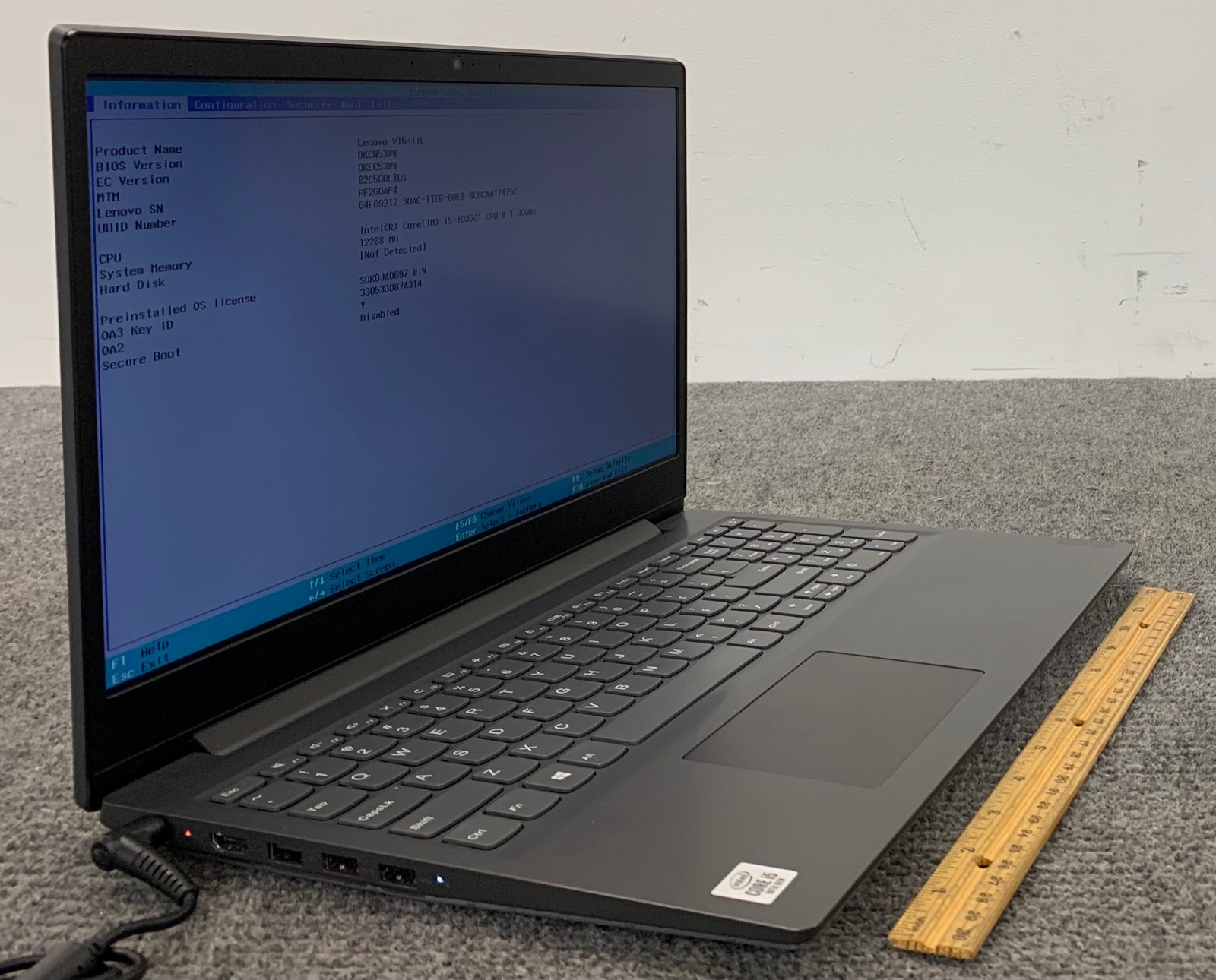 Lenovo V15-IIL 15.6″ Laptop i5-1035G1, No RAM/Storage, Boots to BIOS