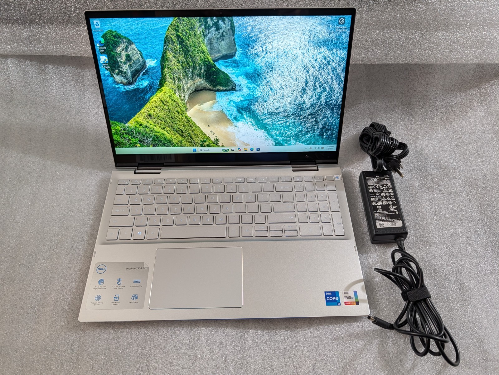 Dell Inspiron 7506 2-IN-1 Touch 15.6″ i7-1165G7 16GB RAM 512GB SSD Windows 11
