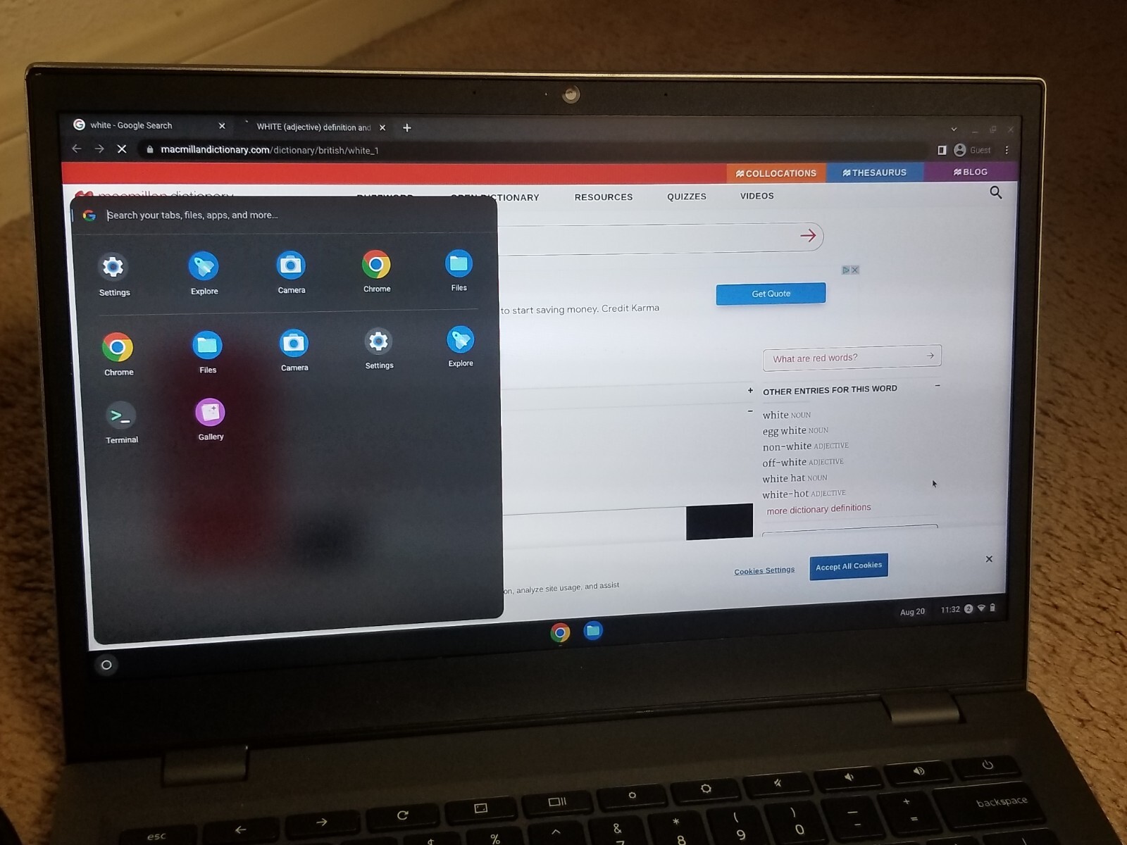 Lenovo 14e Chromebook Chrome OS AMD A4 1.6GHz 4GB RAM 32GB eMMC 14″