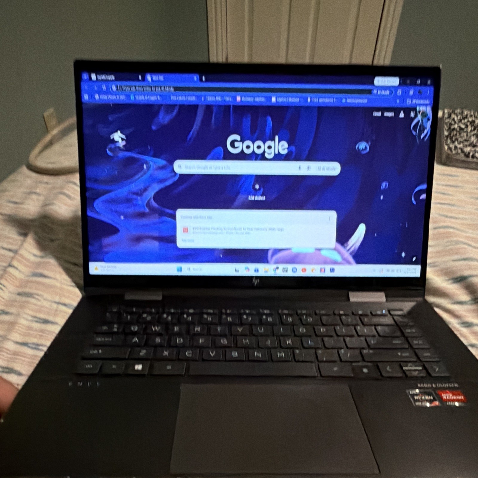 HP ENVY x360 m 15″ 2-in-1 Ryzen 7 16GB 512GB SSD FHD Touch Win11 Black