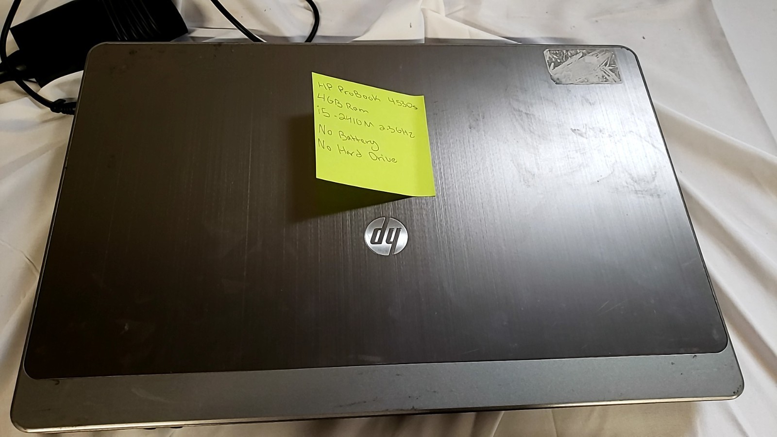 HP ProBook 4530s Laptop i5-2410M 2.30GHz 4GB RAM No HDD No Battery Silver