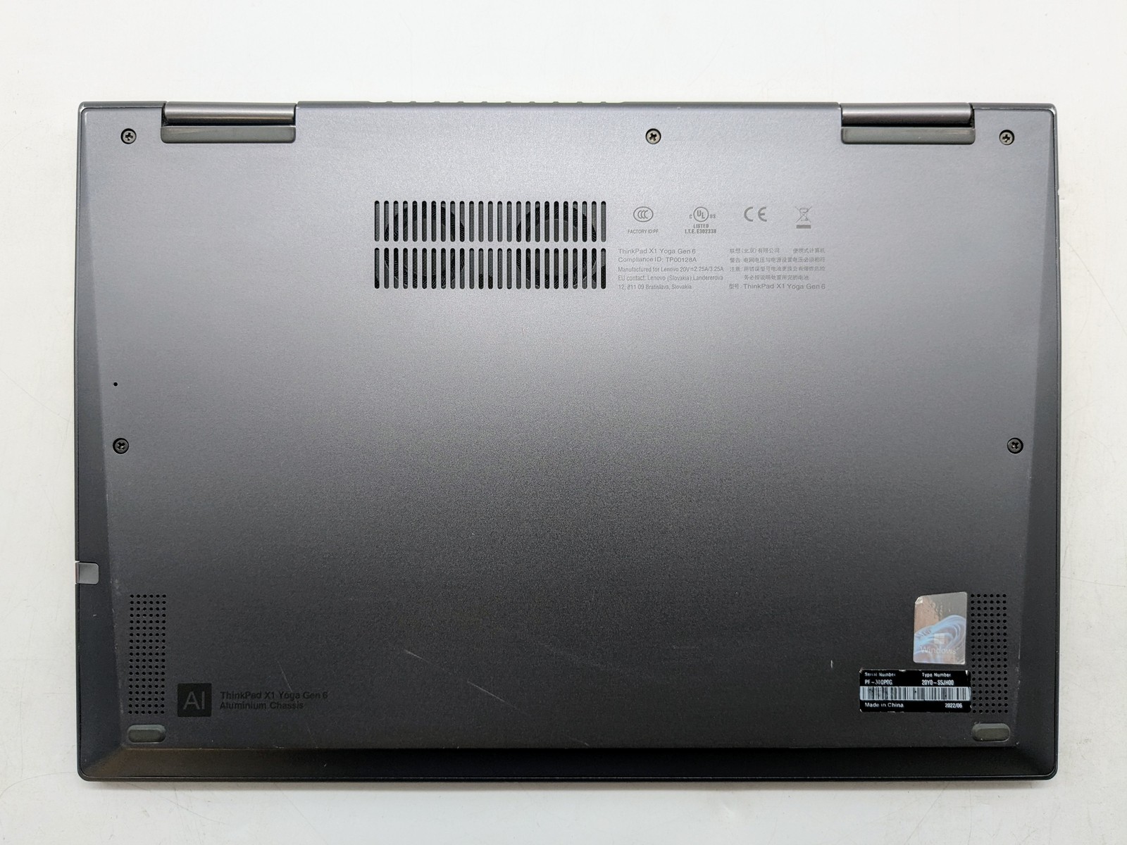 ThinkPad X1 Yoga Gen 6 2-in-1 14″ FHD Touch I5-1135G7 512GB 8GB W11P *READ*