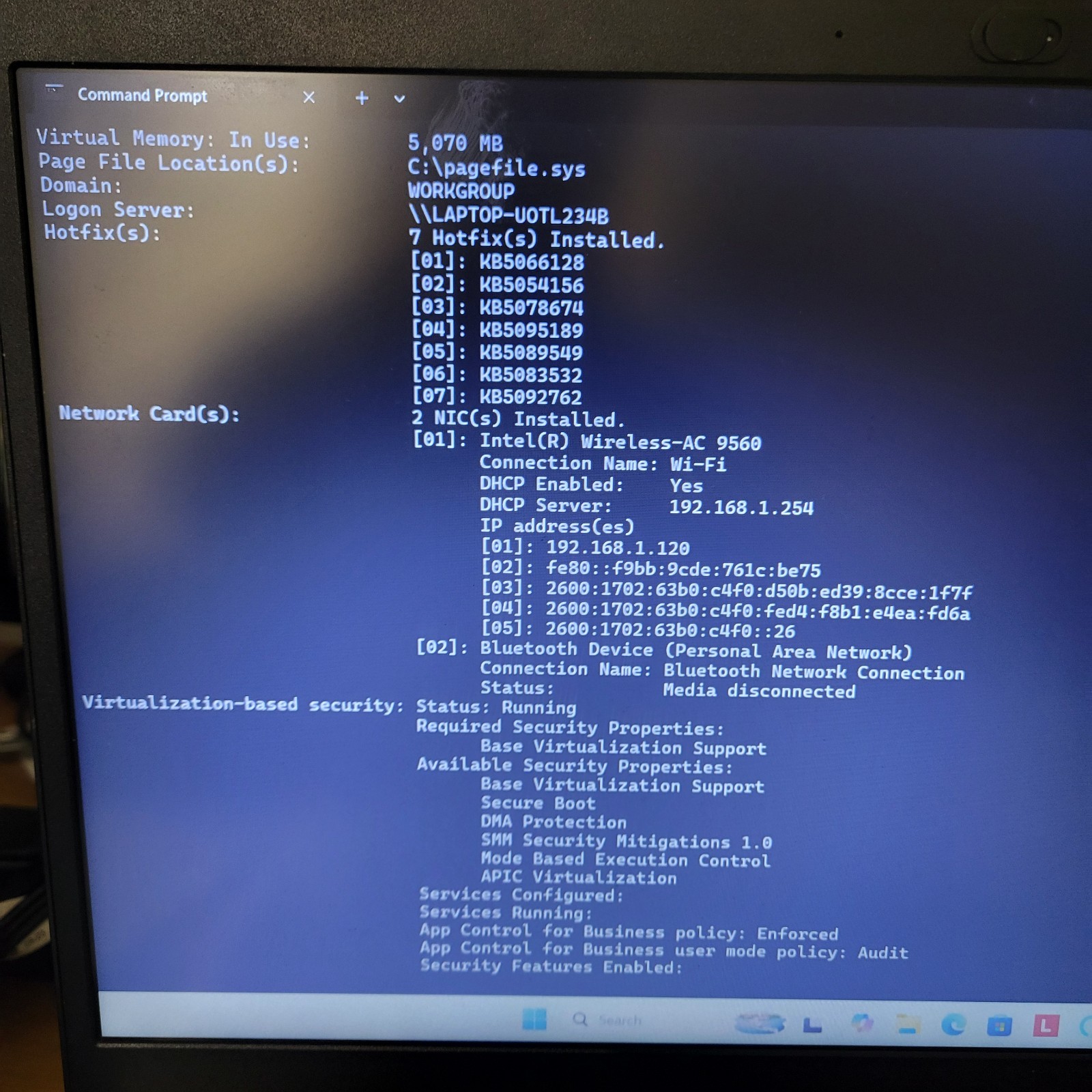 Lenovo ideapad 3-15ITL05 15″ I3-1115G4 256GB SSD 8GB W11 Webcam