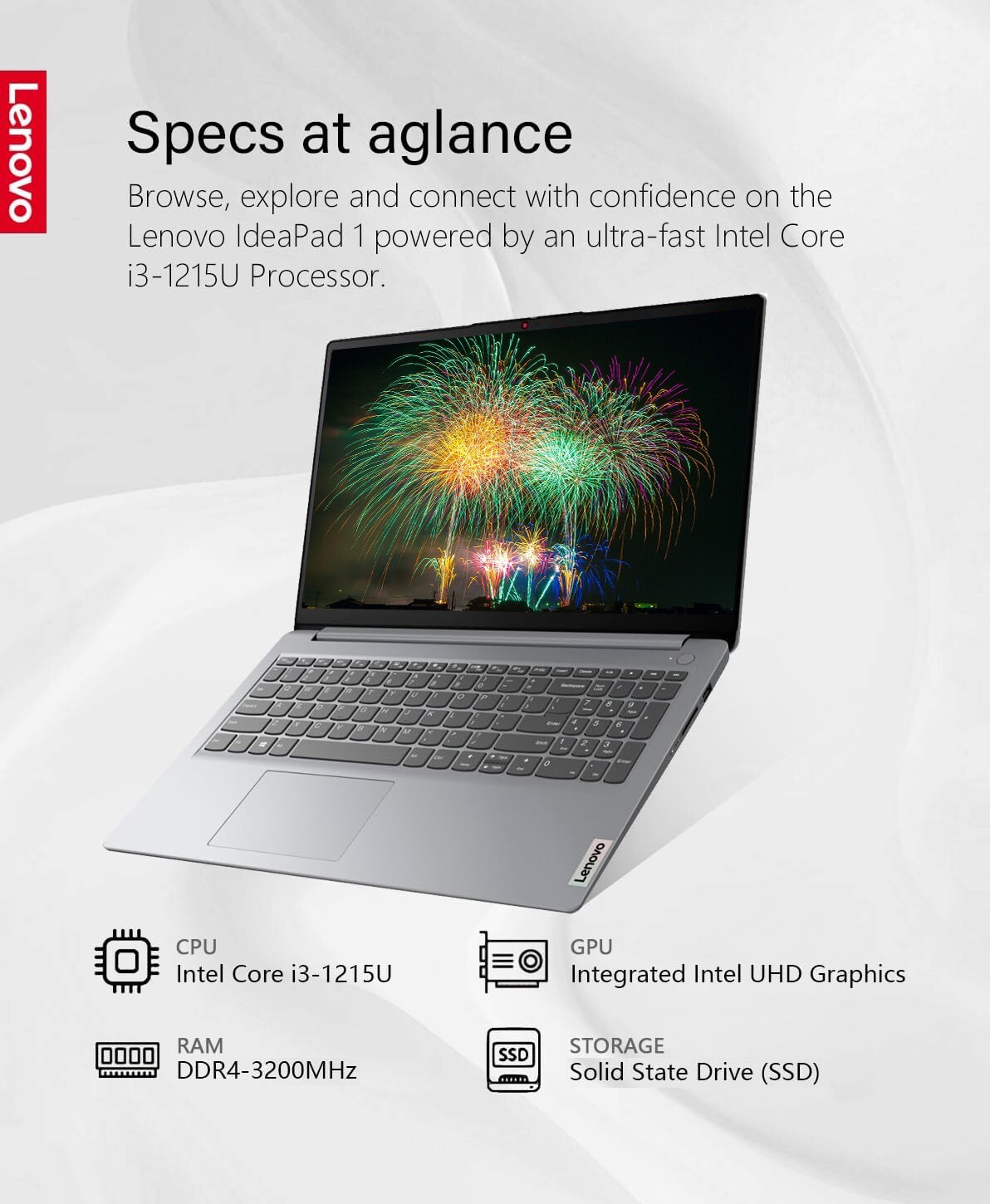 Lenovo Laptop 15.6″ FHD Touch Intel i3-1215U Up to 40GB RAM & 2TB SSD WIN11 PRO