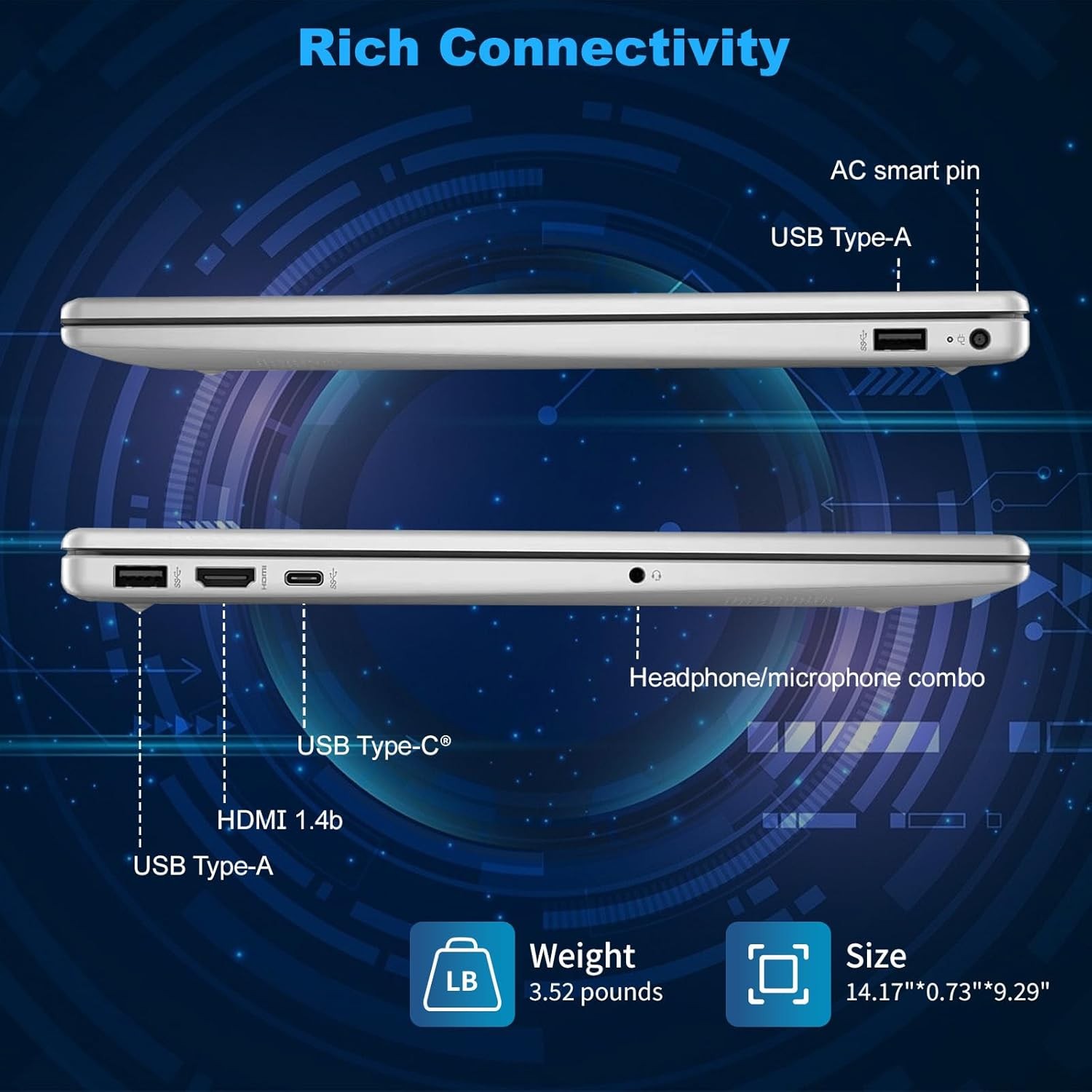 📍HP 15.6″Touch Laptop 6 core Intel Core i3-1315U UpTo 64GB RAM 2TB SSD Win11Pro