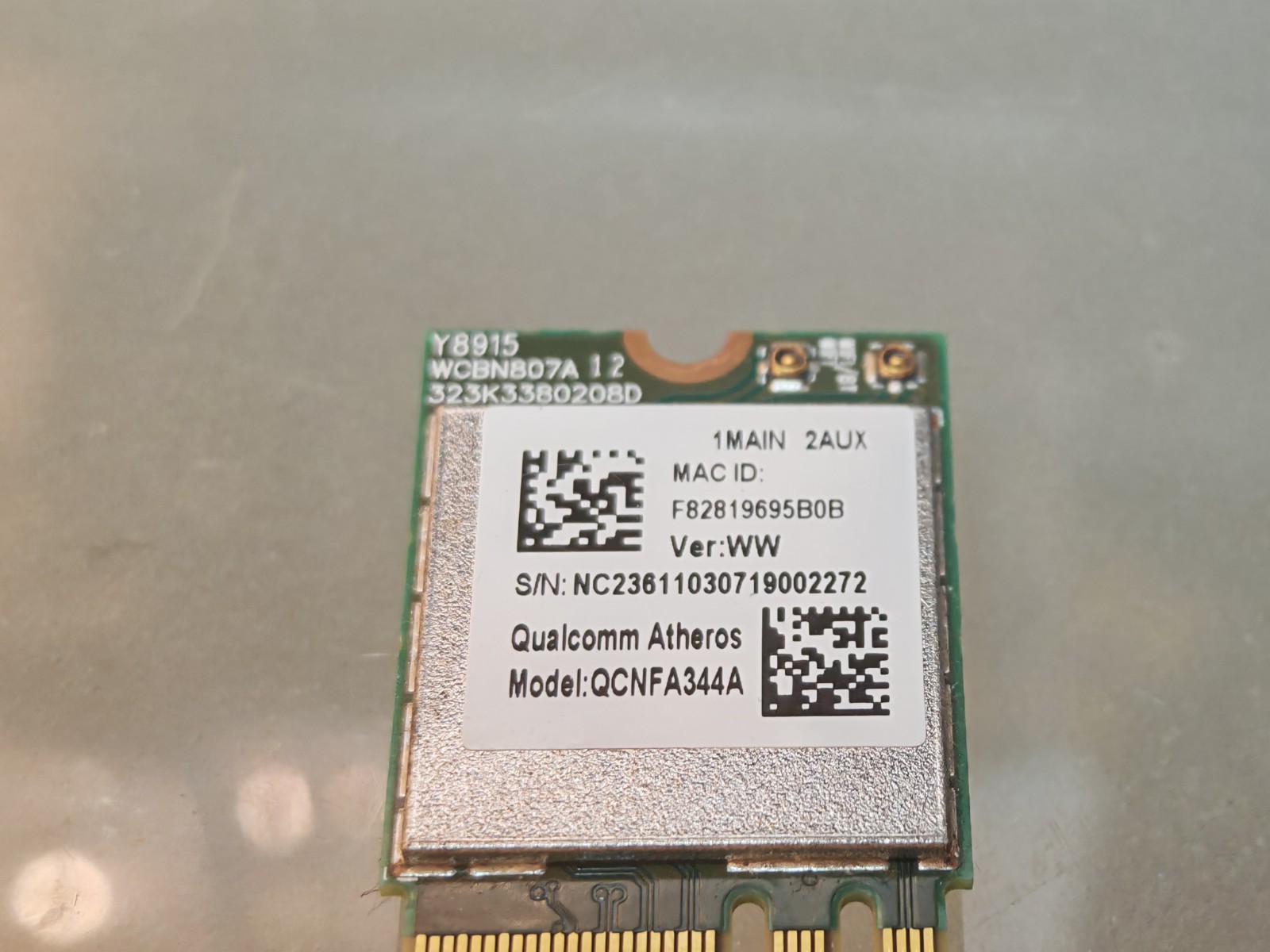 ACER A515-51 A515-41 A715-71 A717-71 DUAL BAND BT+WIFI WIFI CARD NC23611030