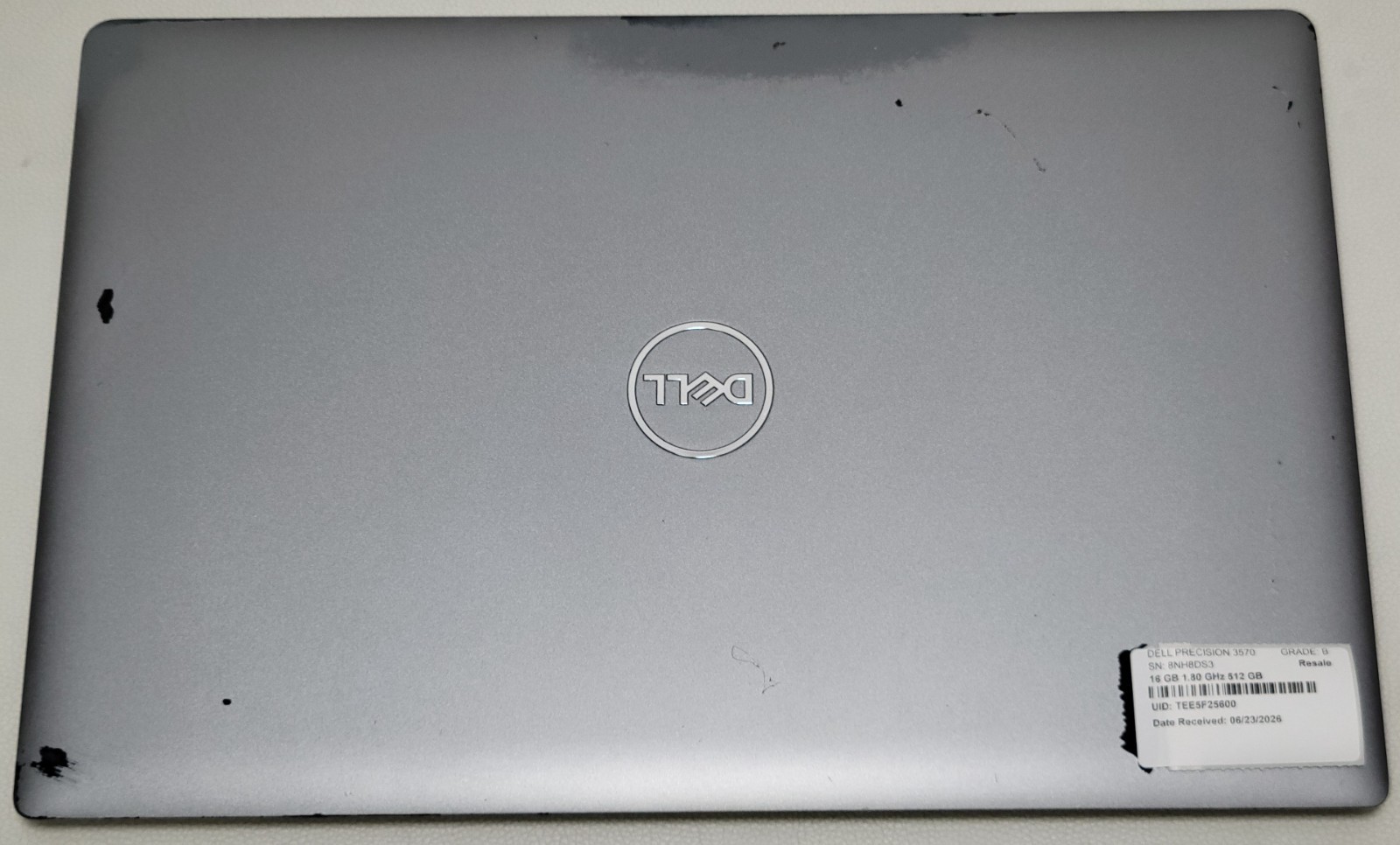 Dell Precision 3570 i7-1265U 16GB RAM NO ADAPTER (UID TEE5F25600)