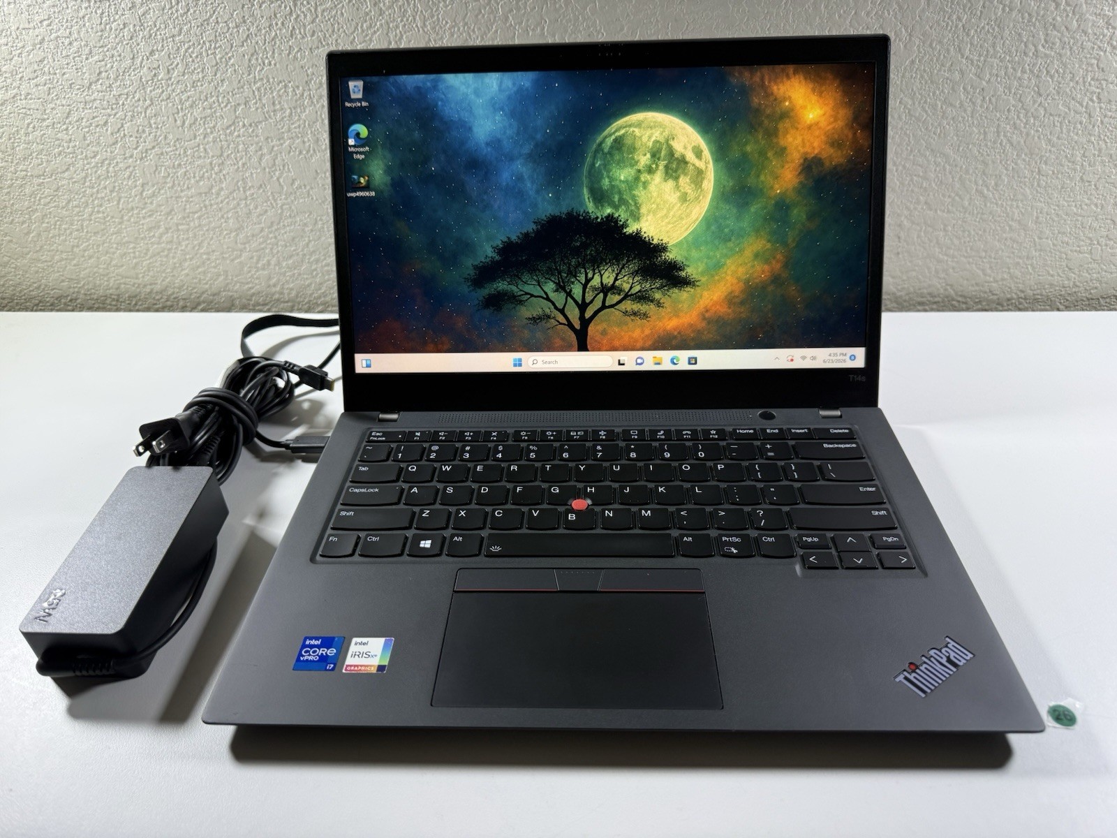 Lenovo ThinkPad T14s Gen 2 i7-1185G7 32GB 14″ 512GB WWAN 4G Touch No Battery