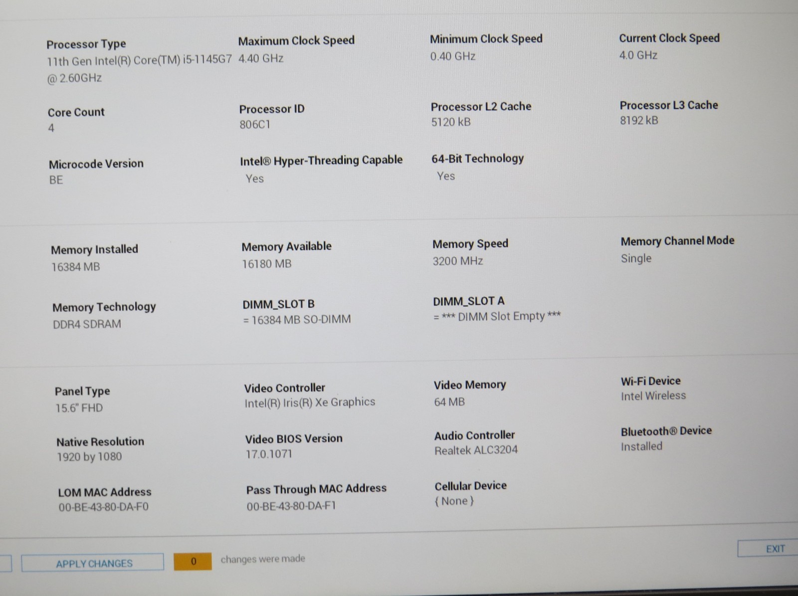 Dell Latitude 5520 | i5-1145G7 | 16GB DDR4 | 512GB SSD | 15.6″ | Win11 Pro