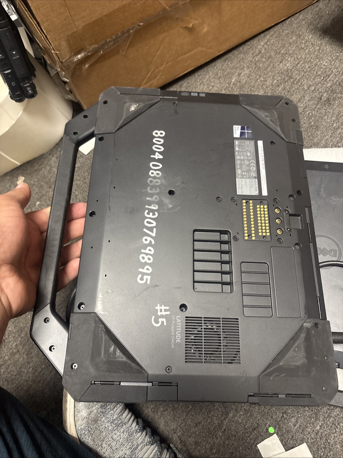 Dell 5404 Rugged i7-4650U@1.7GHz No SSD 8GB Ram With Dell 240w Adapter Q4