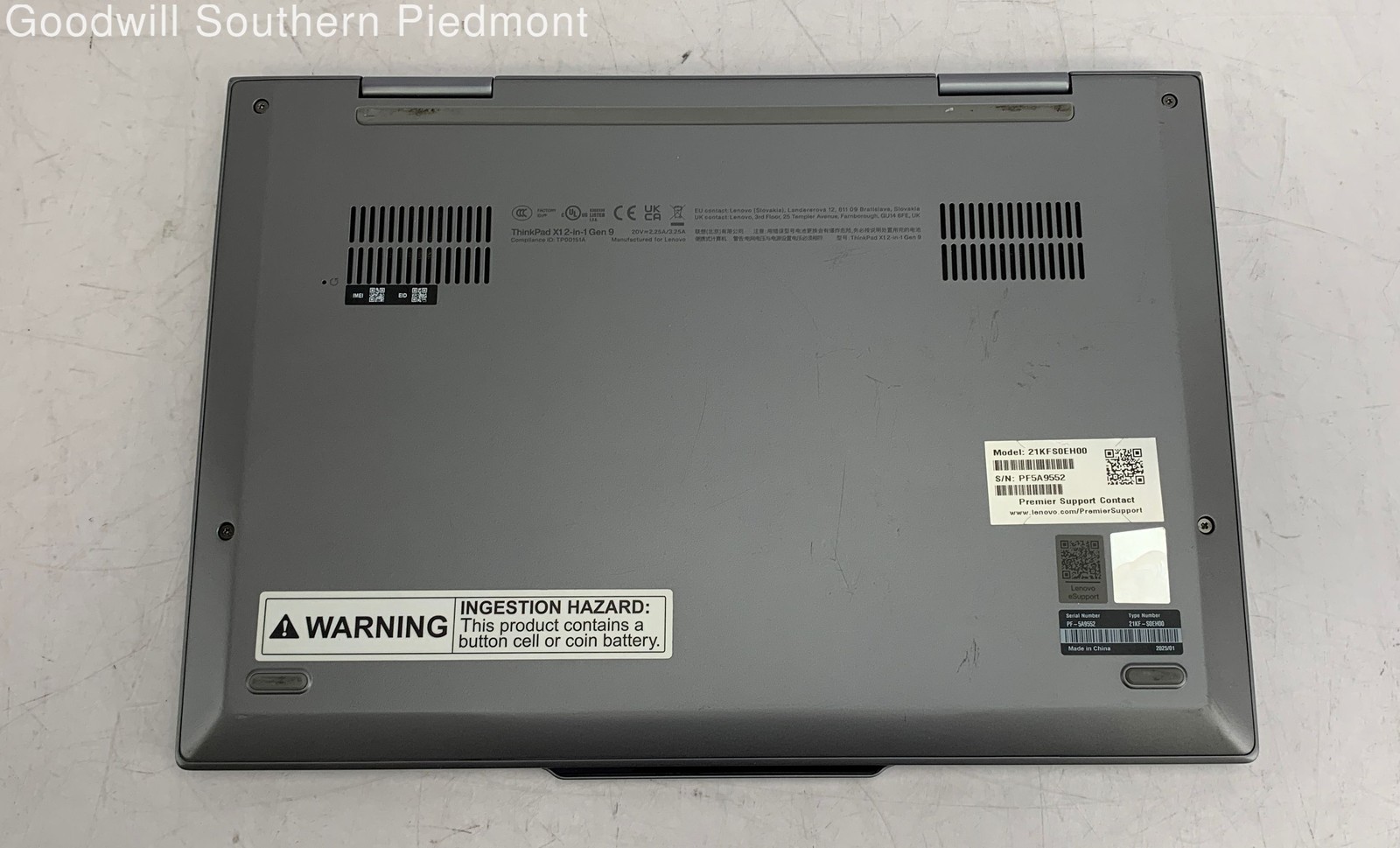 Lenovo ThinkPad X1 2-in-1 Gen 9 Intel Core Ultra 7 165U 32GB RAM 512GB SSD